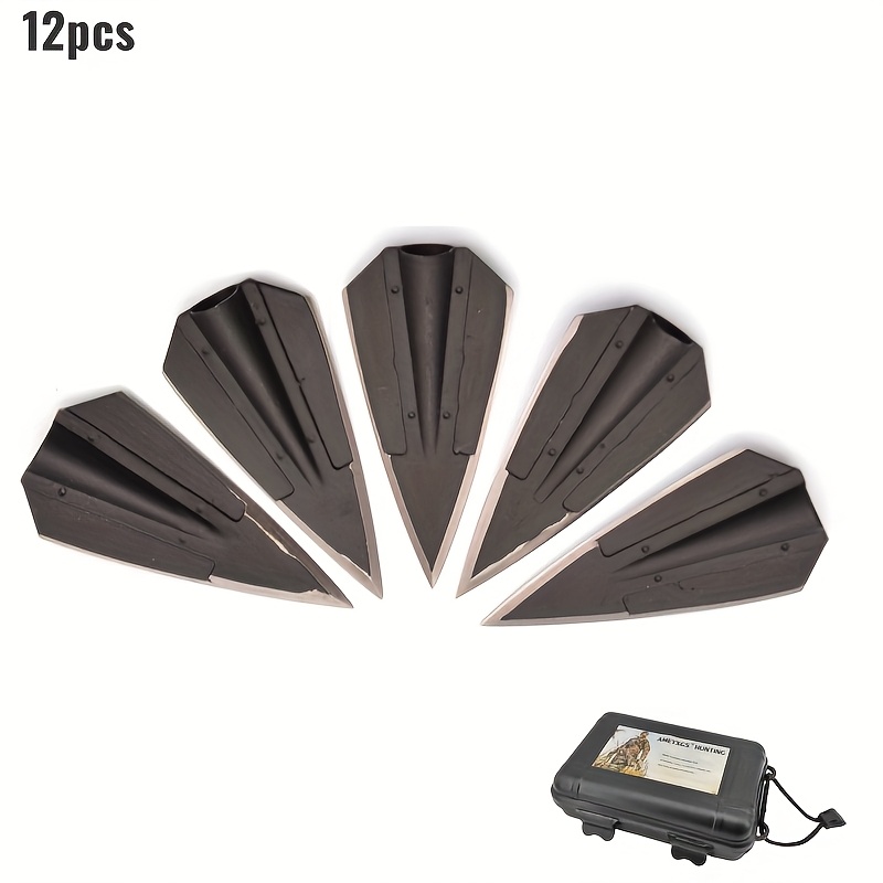  Broadhead Blade Arrow Tips - 6pcs, 115gr