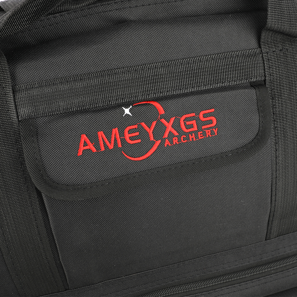 AMEYXGS Compound Bow Case Backpack – Black / Camo, 95cm / 115cm