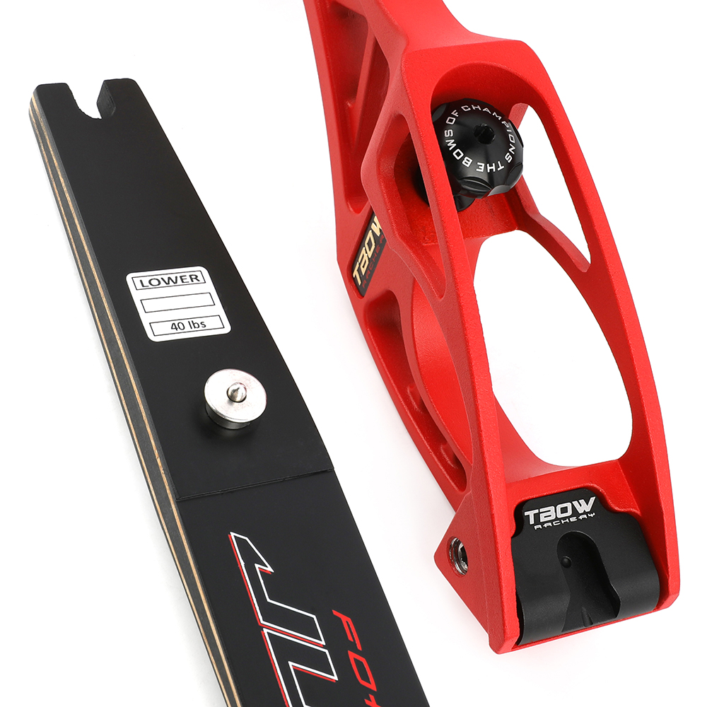 25" Recurve Bow Riser F Interface 20-40lbs Limbs Takedown Archery  Hunting