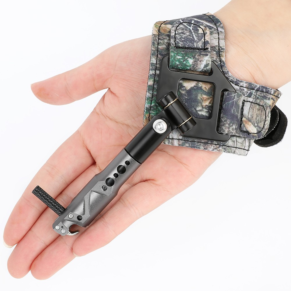 Adjustable Camo Archery Bow Release Aid for Compound Bow