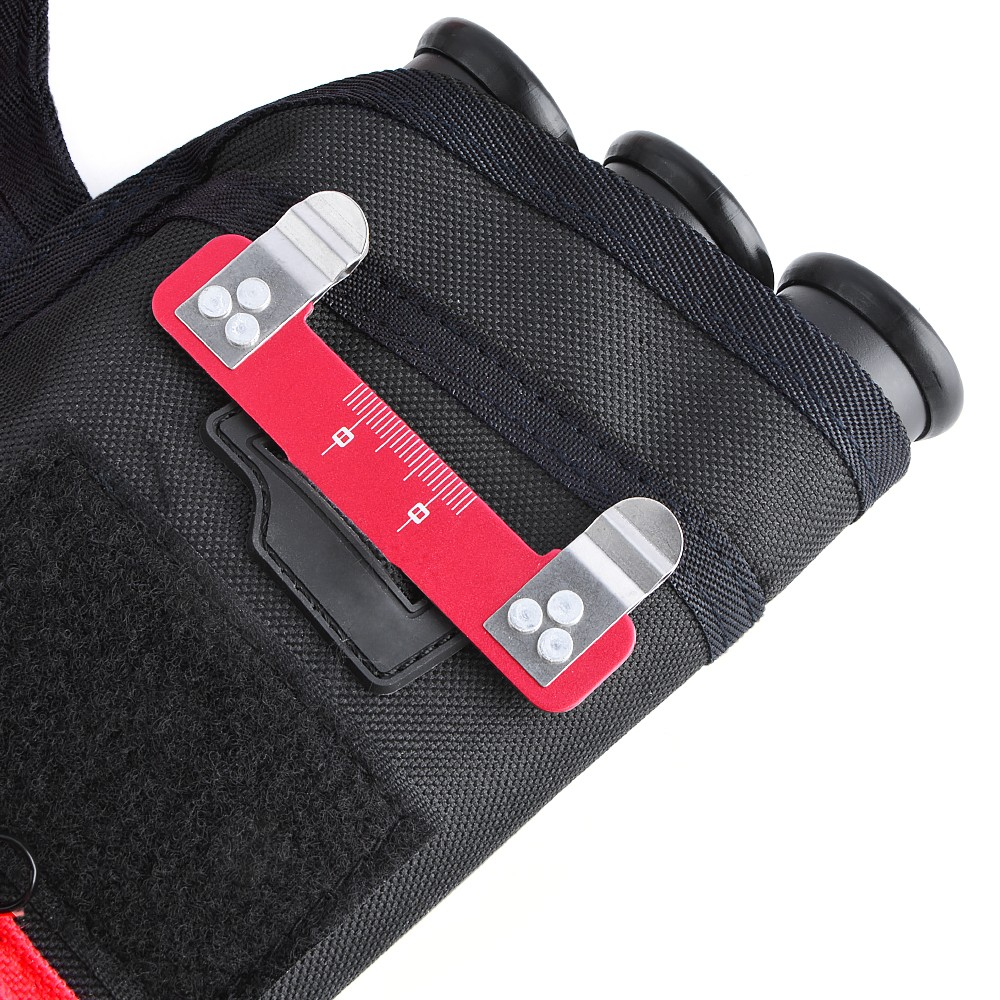 Archery Arrow Quiver 3-Tube Oxford Hip Quiver with Pockets