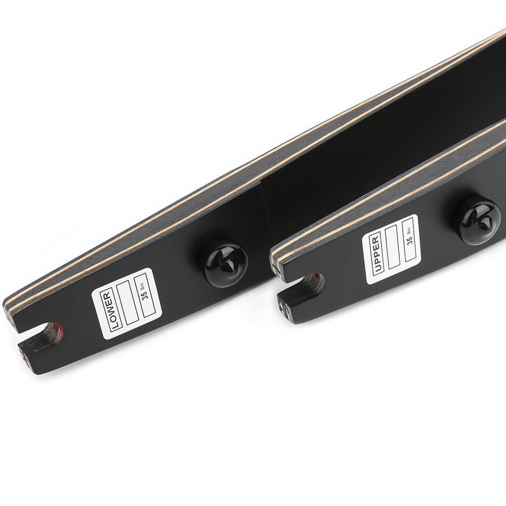 TBOW 62" ILF Recurve Bow Set 25-60lbs with CNC Gordon Limbs