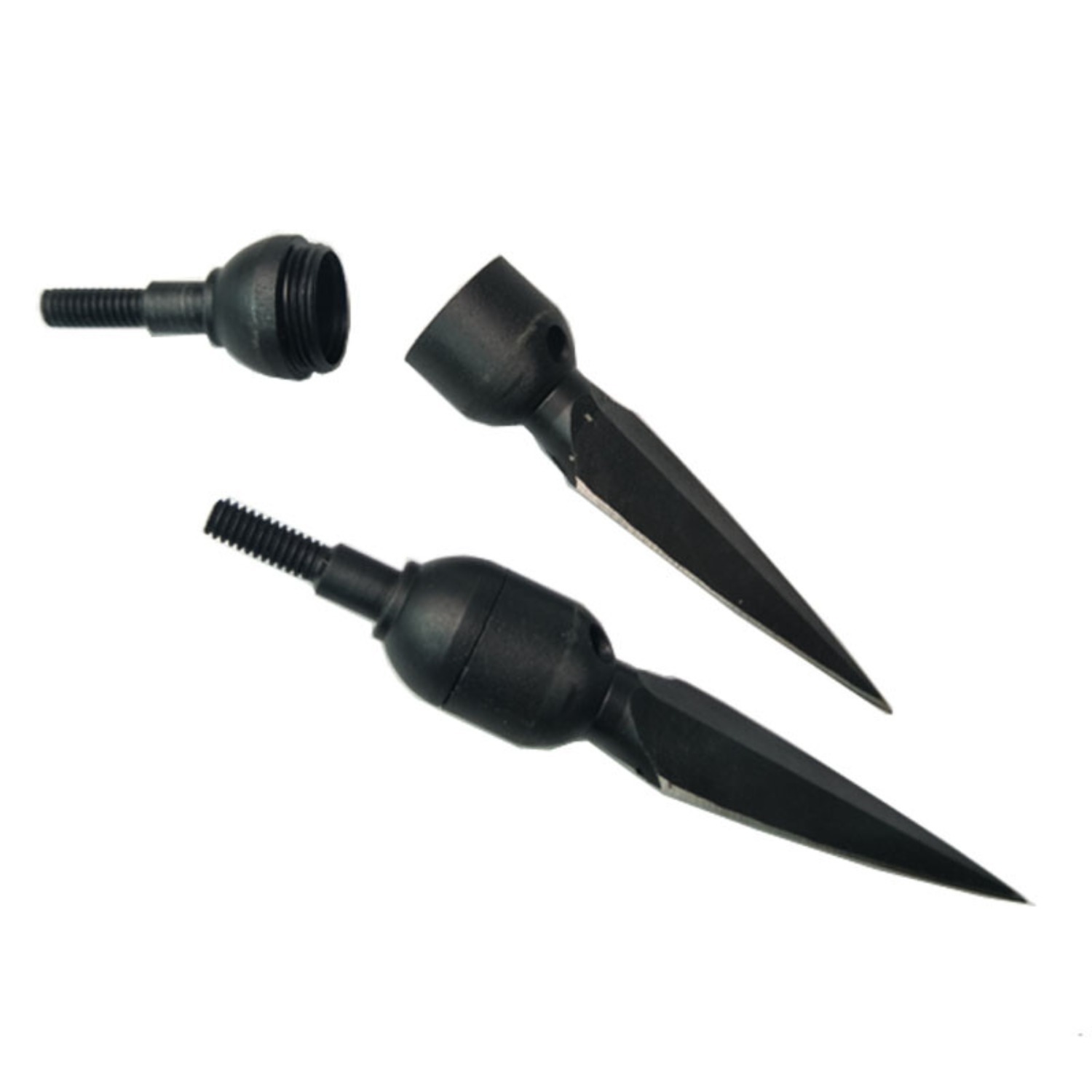 Whistle Broadheads 12-Pack Audible Hunting Arrowheads Steel