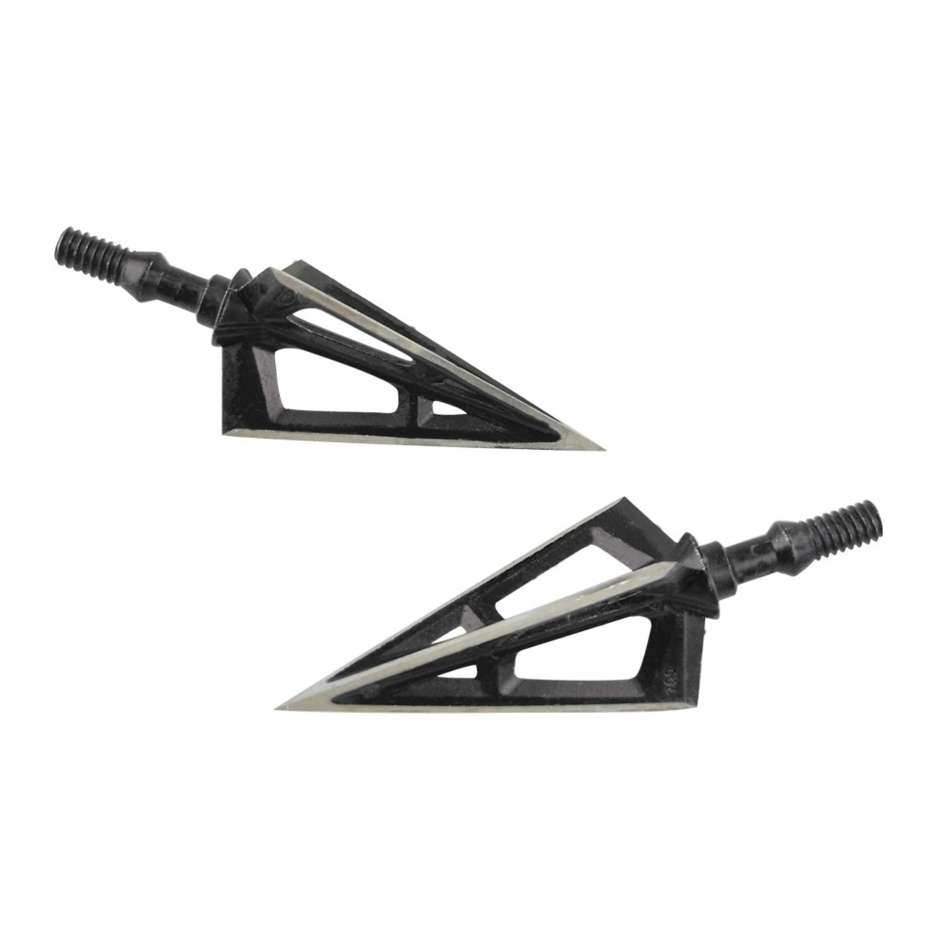 100 Grain Arrowheads 3 Fixed Blades Hunting Points Stainless Steel