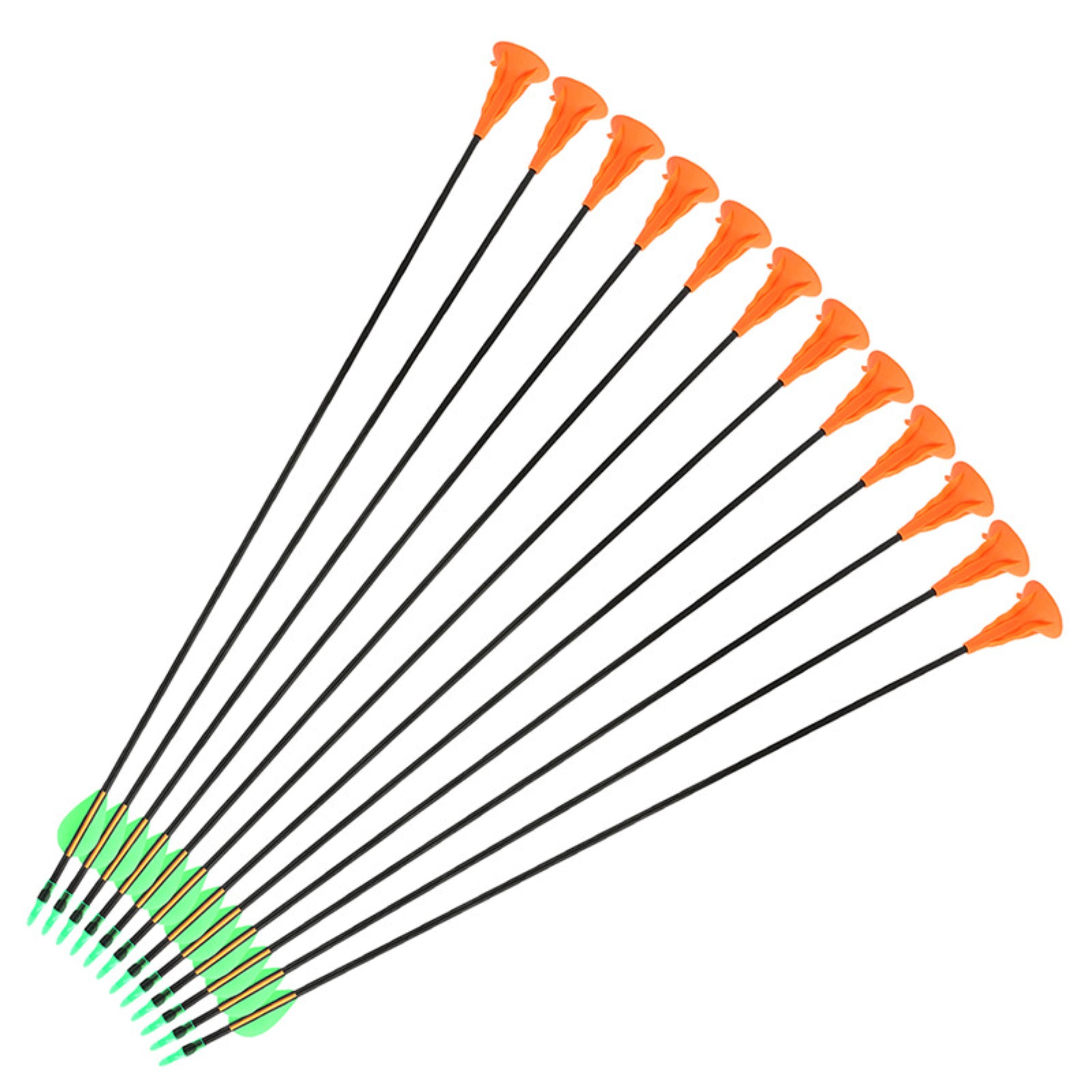 Children's Suction Cup Arrows Safe Rubber Tip 12-Pack