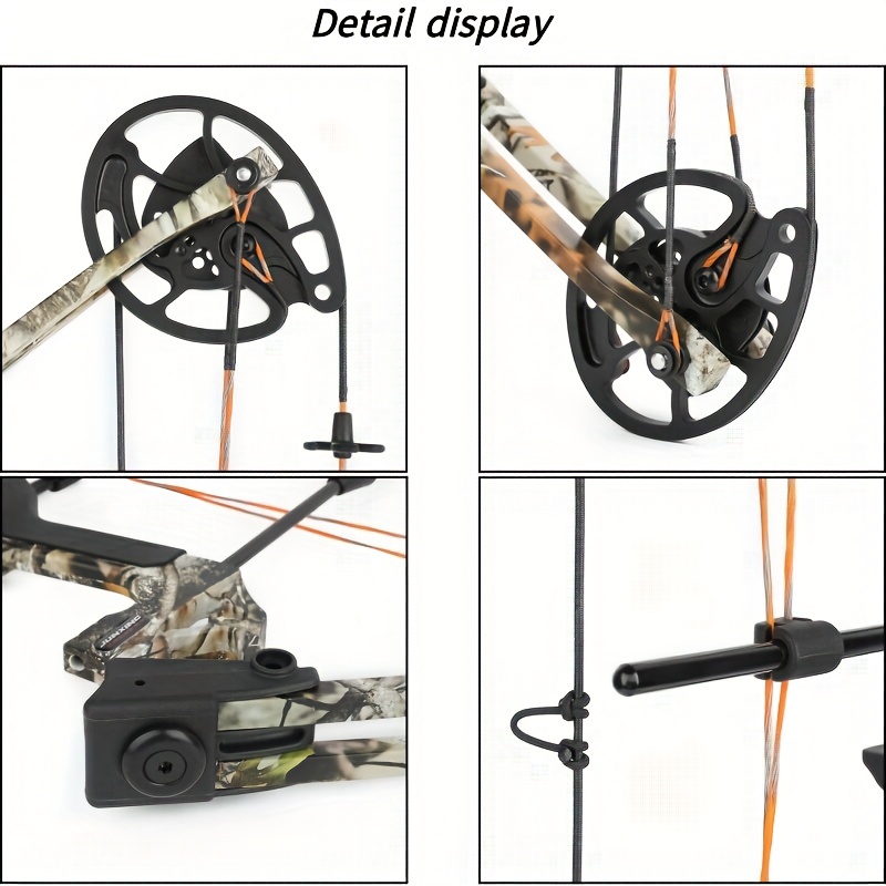 One Set Compound Bow Set Archery Camouflage Compound Bow Set 0.0-31.75KG Outdoor Shooting Hunting Bow And Arrow Right Hand Available