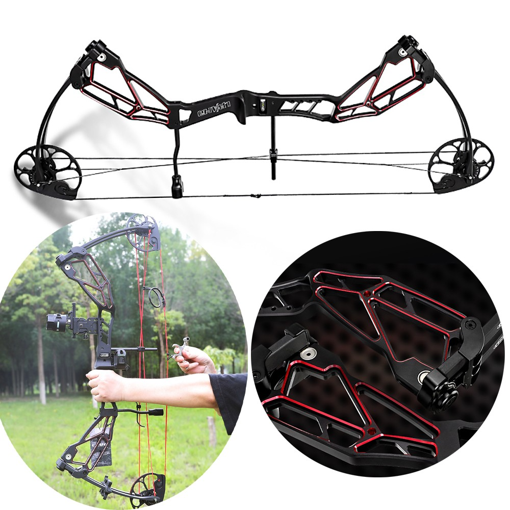 Dark Night Red Compound Bow 30-70lb 320fps Full Kit