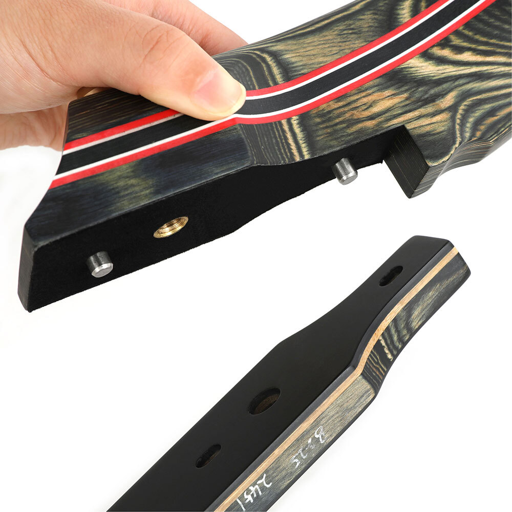 62" Archery Takedown Recurve Bow Set – Laminated Wood & Fiberglass