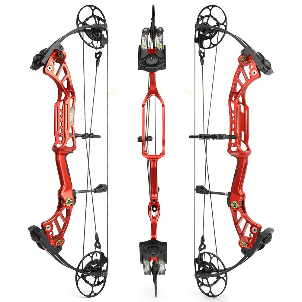 Compound Bow Set 40-75lbs 350FPS Adjustable Hunting Kit