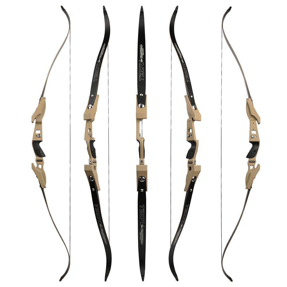 TBOW B3 62 inch Hunting Recurve Bow Kit 25-65lbs