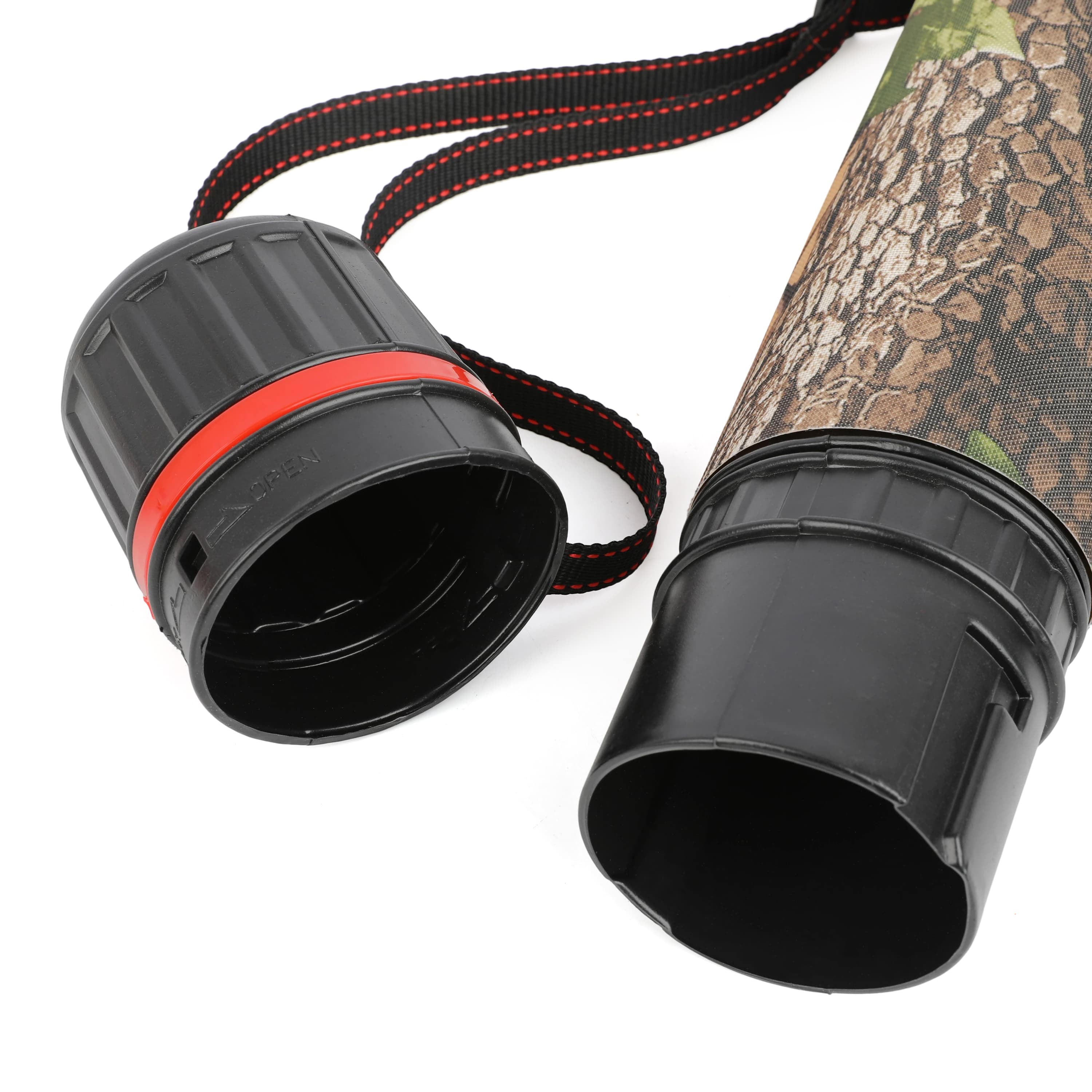 Archery Arrow Quiver Tube 63–105cm Adjustable Back Carry