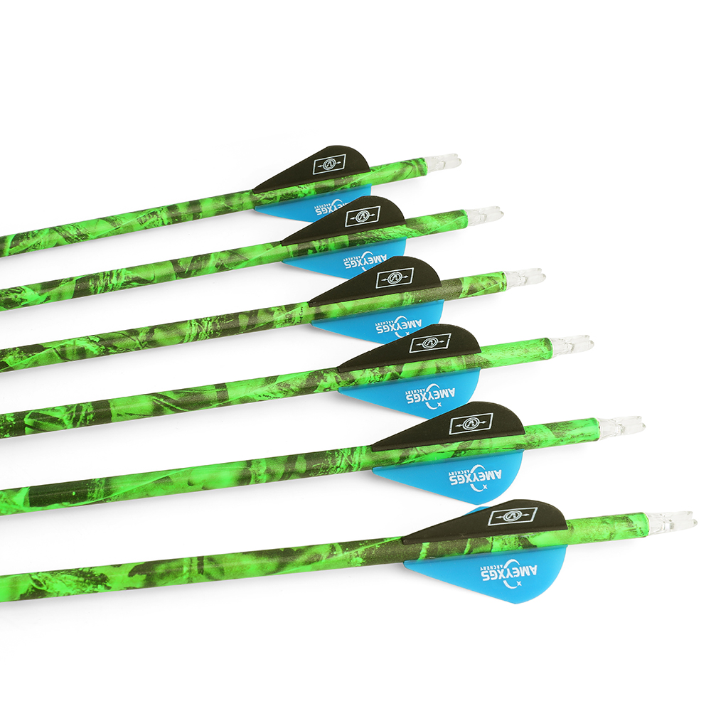 Archery Spine 500 Carbon Arrows 30 inch for Hunting Target Practice