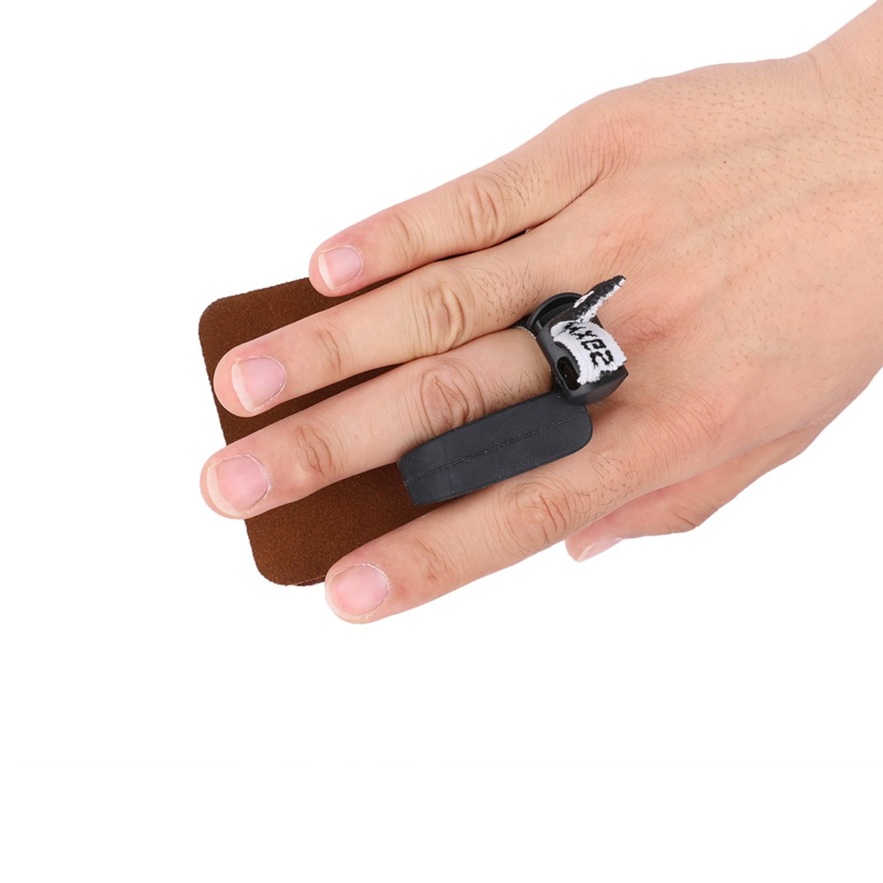 Archery AH5 Finger Guard Leather Protect Gear Tab