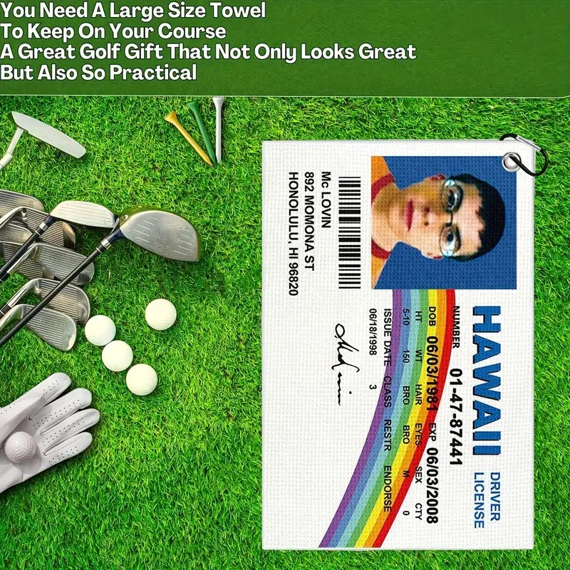 Towel Removable Clip Cleaner Golf Bags Clubs Soft Comfortable Golfers