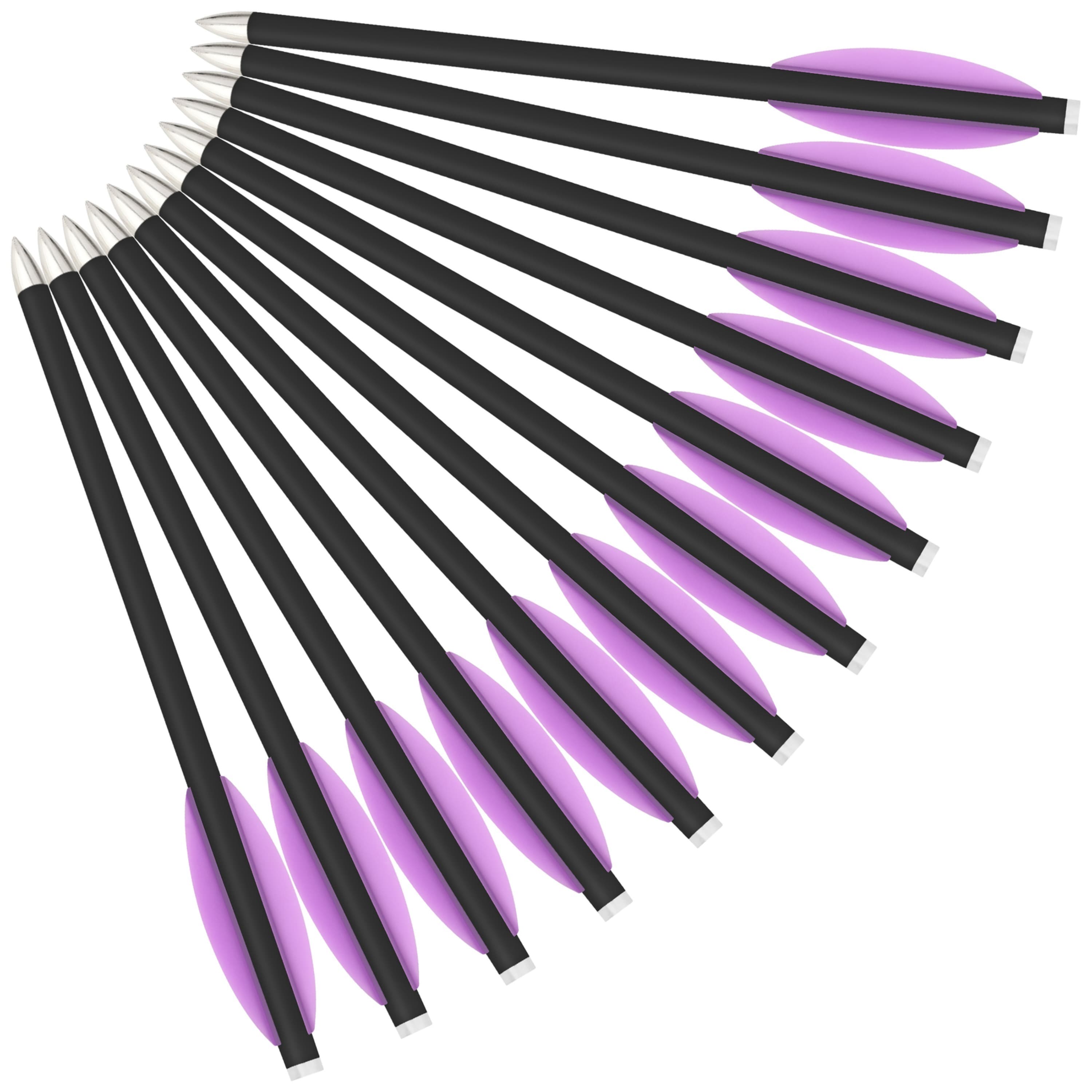 SHARROW Carbon Crossbow Bolts High-Performance Bolts 12-Pack