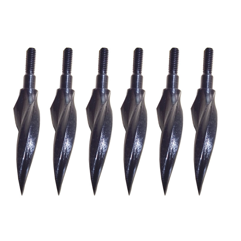 6/12pcs Hardened Screw-In Practice Arrowheads for Recurve & Compound Bows