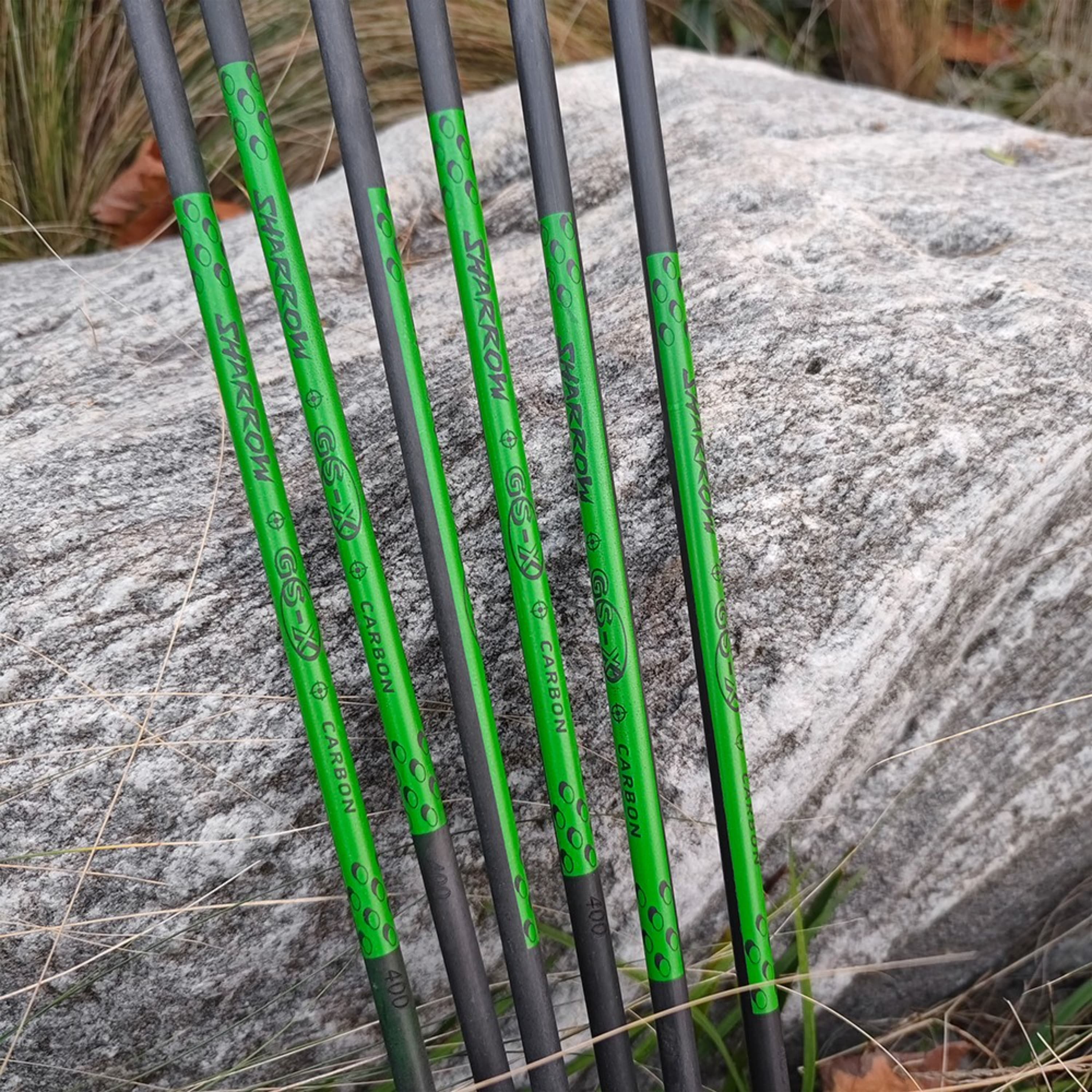 30" Pure Carbon Arrows SP300-800 for Recurve/Compound Archery