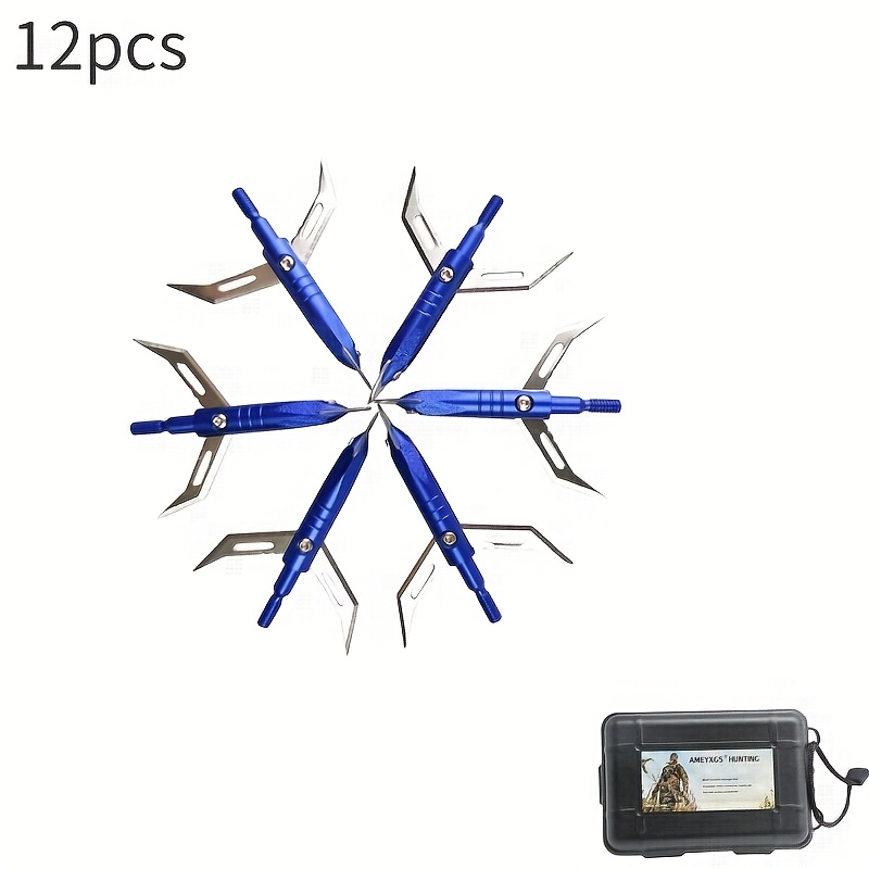 Elf Aluminum Arrow Set – 6-Pack with Arrowhead Case