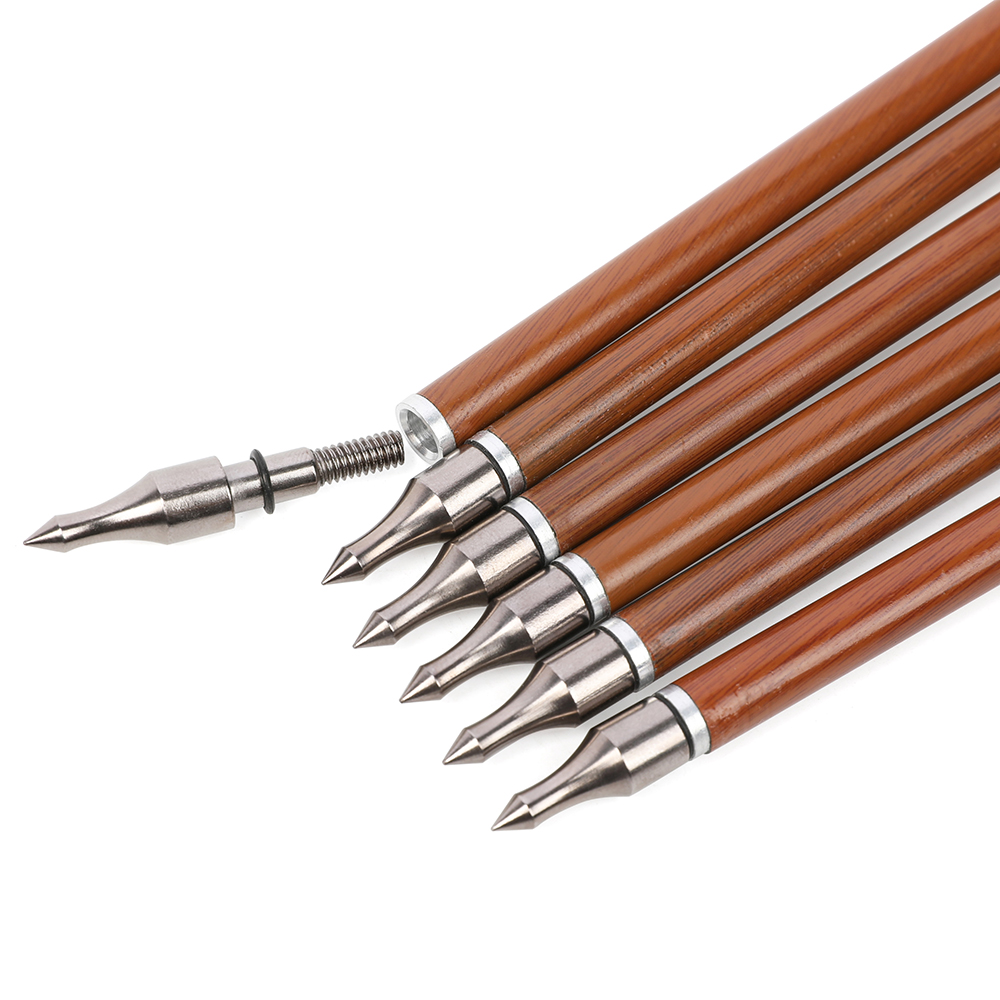 Carbon Mixed Arrows 30inch with 4-inch Real Feather Fletching