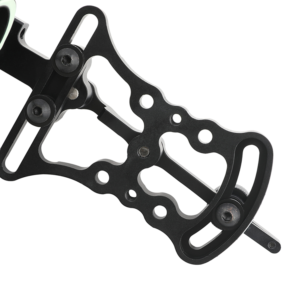 AME Dual-Lever 2-Pin Bow Sight Black CNC Aluminum