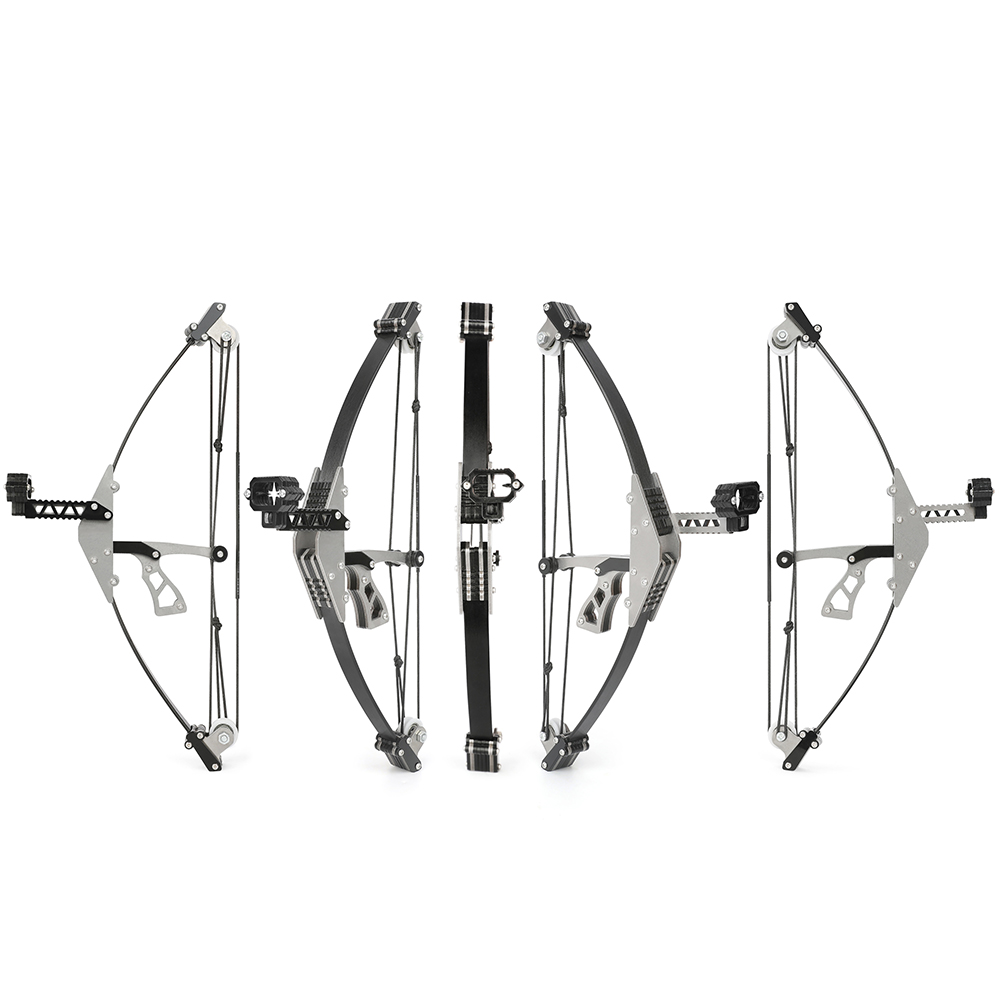 Mini Compound Bow with Short Axle Triangle Cam (Upgraded Stainless Steel)