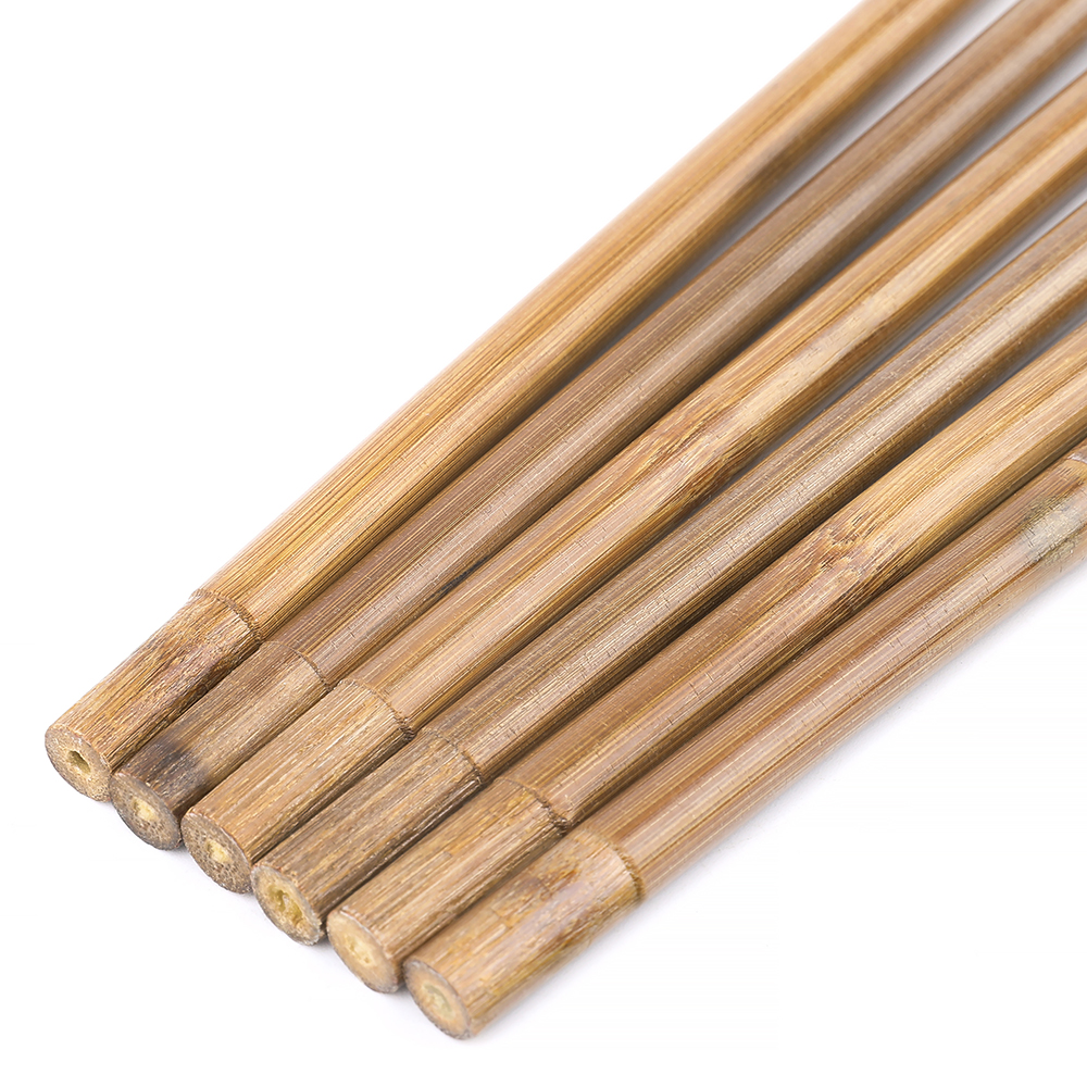 5" Snow Spotted Feather Bamboo Arrows 6pcs