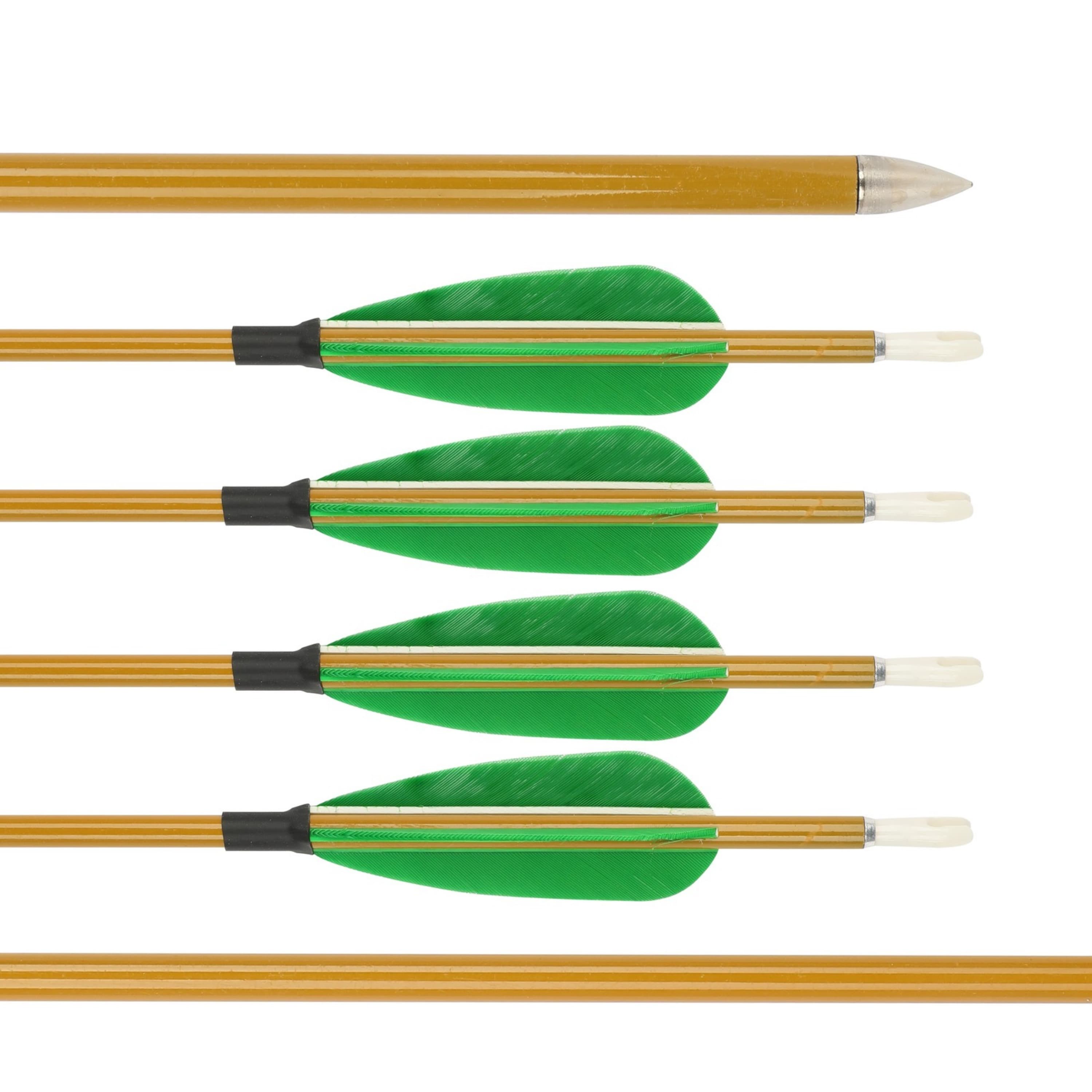 SHARROW 31" Carbon Arrows 3" Feathers SP900 Target Hunting 12pcs