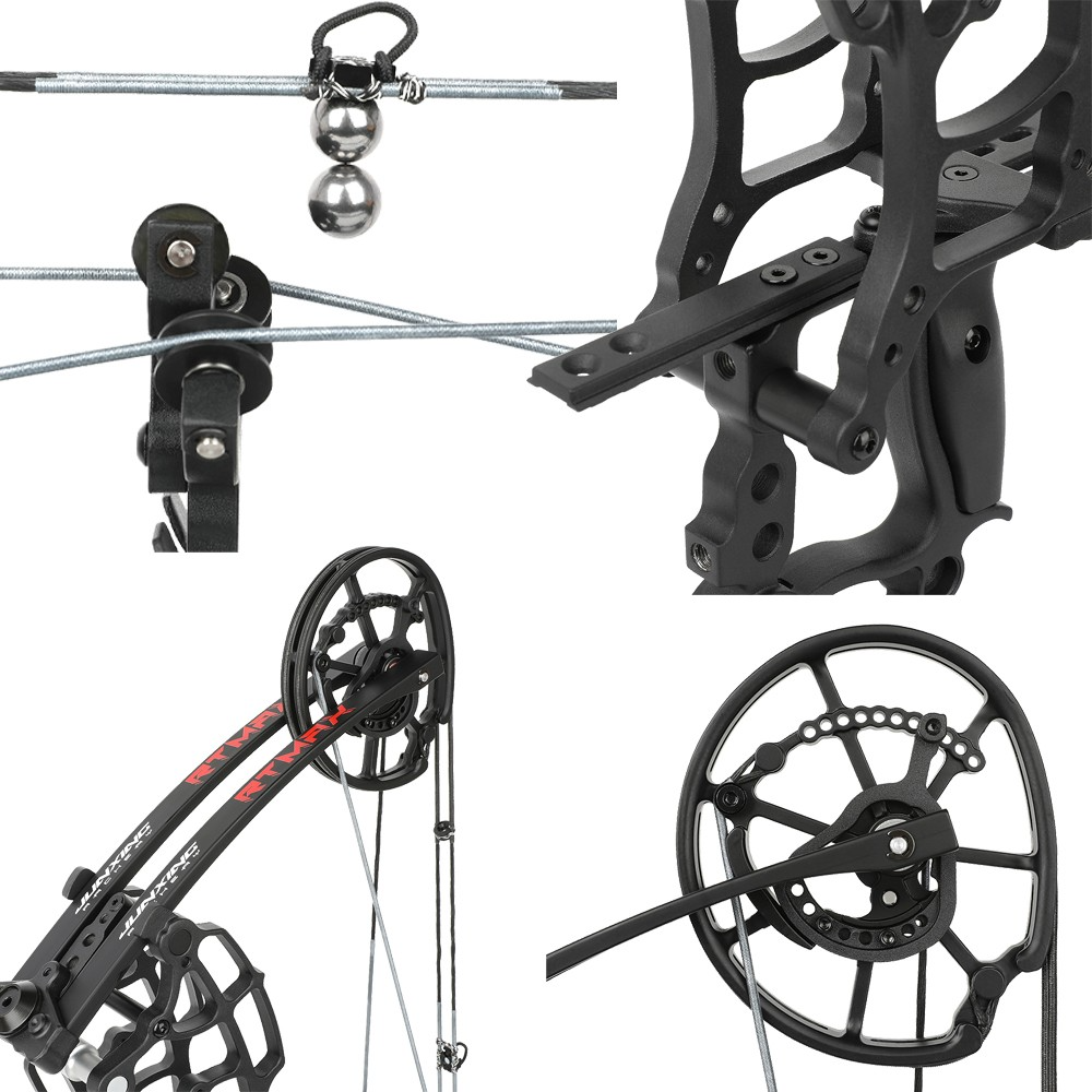 M109KA Compound Bow Set 40-65lbs Adjustable with Arrows Kit