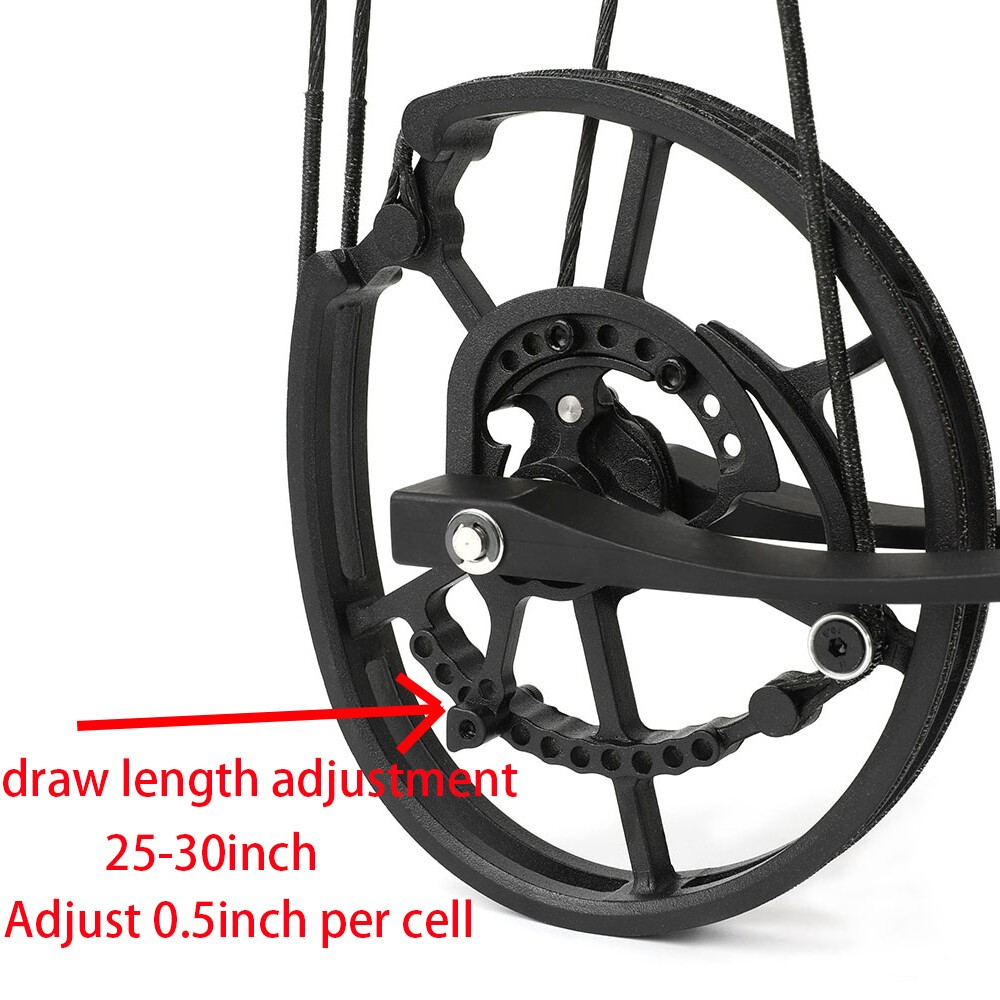 Villain II Compound Bow Kit 30-50lbs 420fps Adjustable Hunting