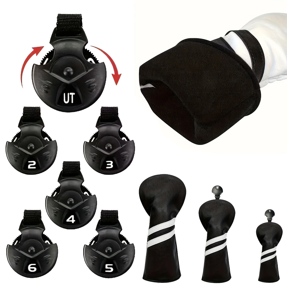 PU Golf Club Headcover Protector Gear Anti-Friction Golf Accessory Golfer