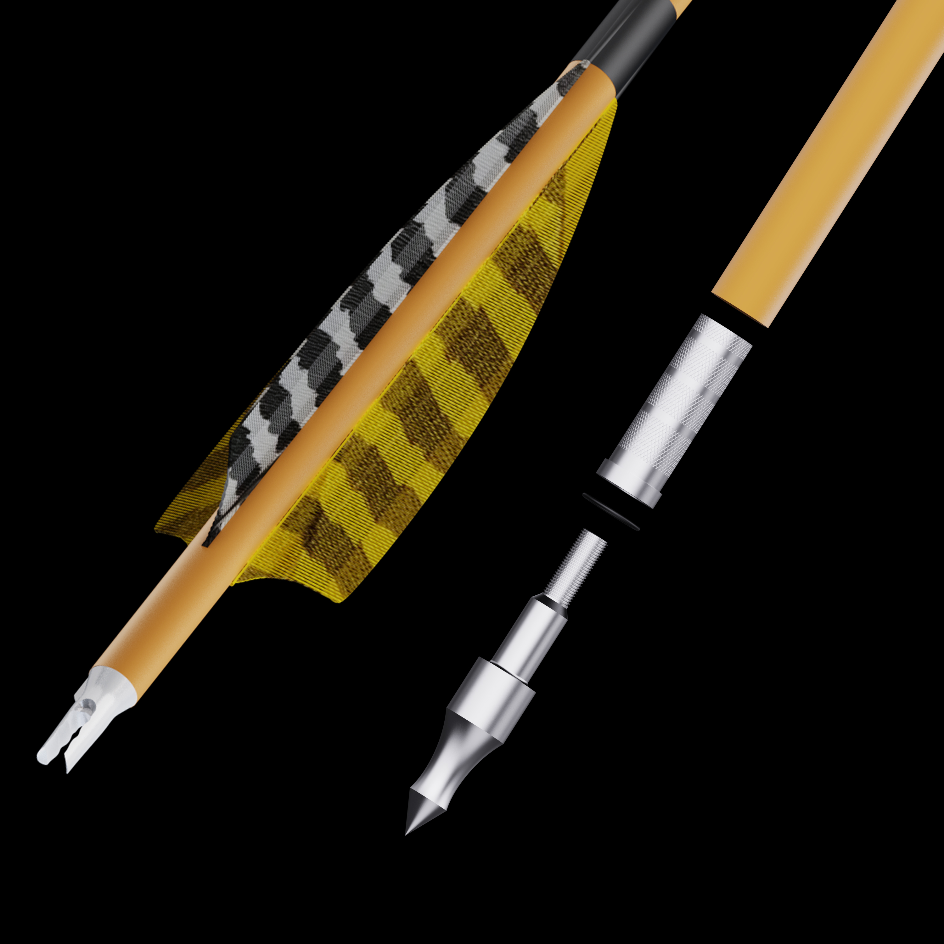 6/12pcs Spine 500 Carbon Arrows 4" Real Feather Hunting