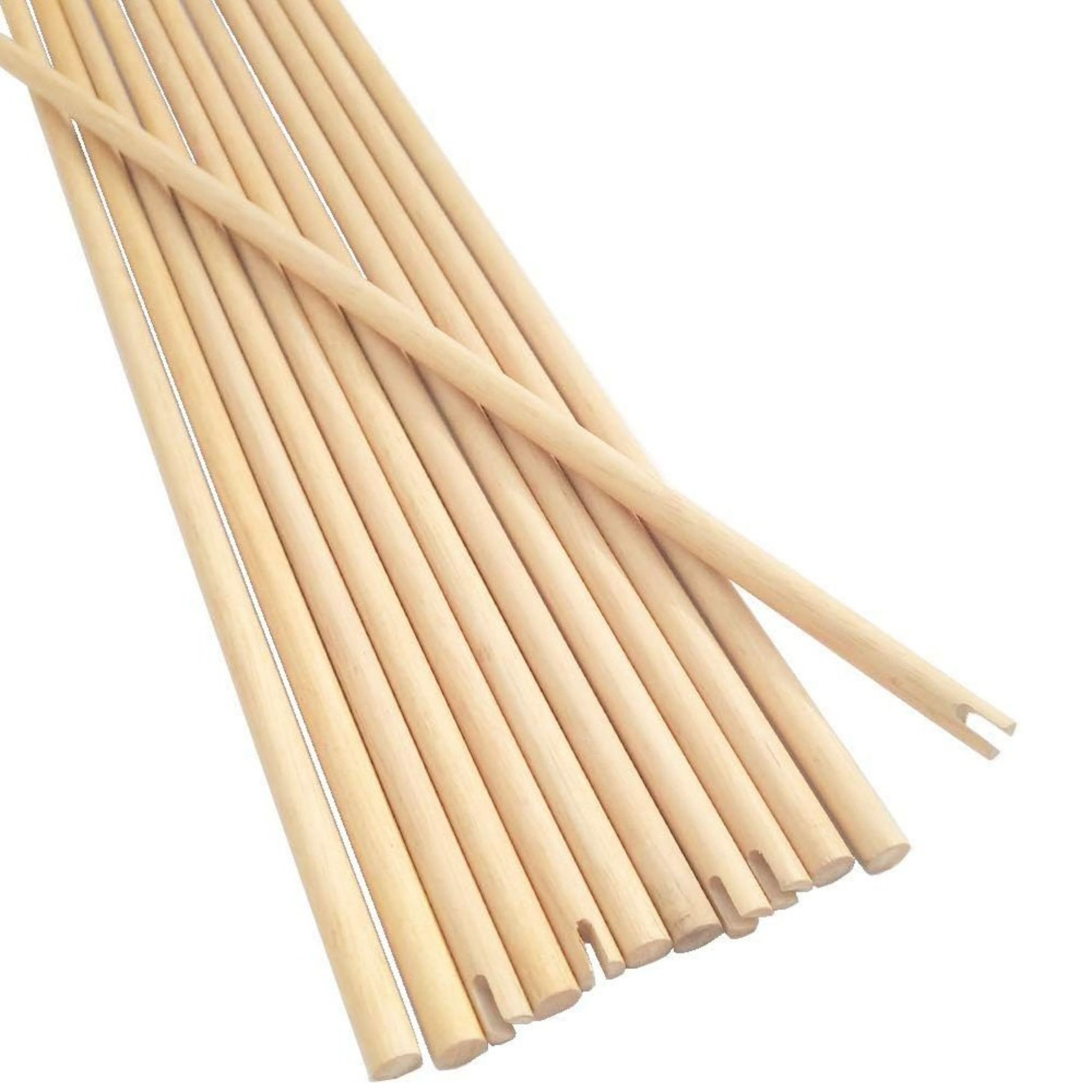 SHARROW Wooden Arrow Shafts Handcrafted Bare Shafts for DIY Archery（12 Pack）