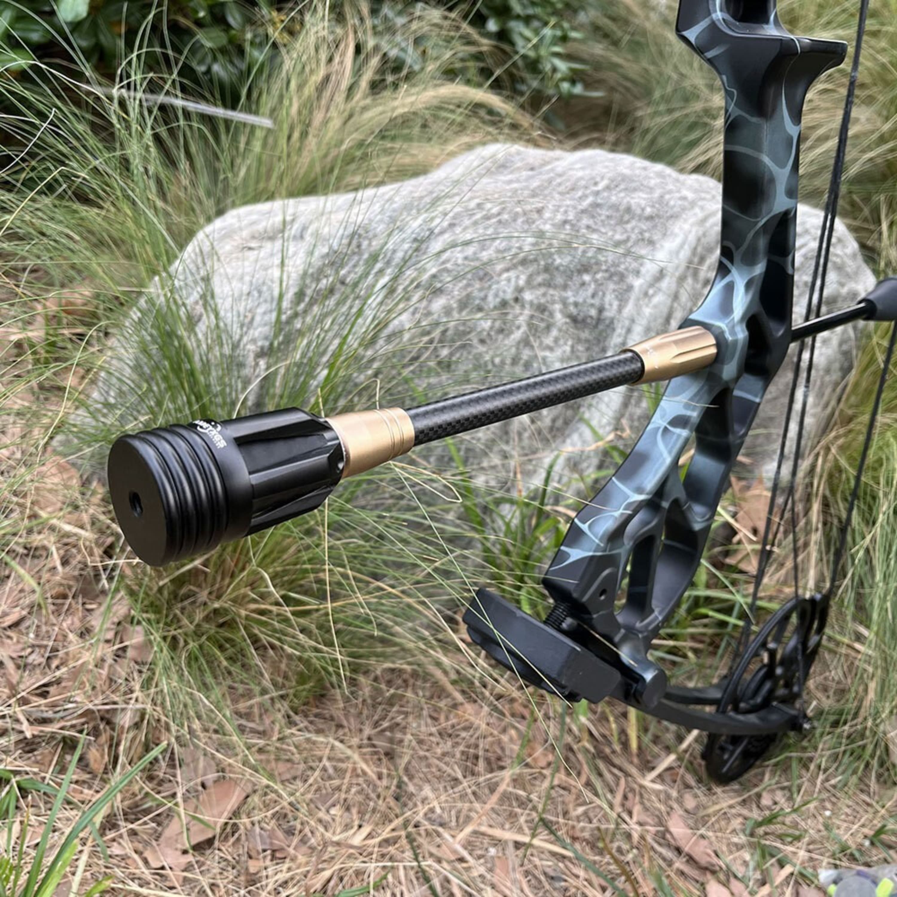 Archery Balance Bar 6" 8" 10" 12" stabilizer 3K Carbon Rod Compound Bow Shooting