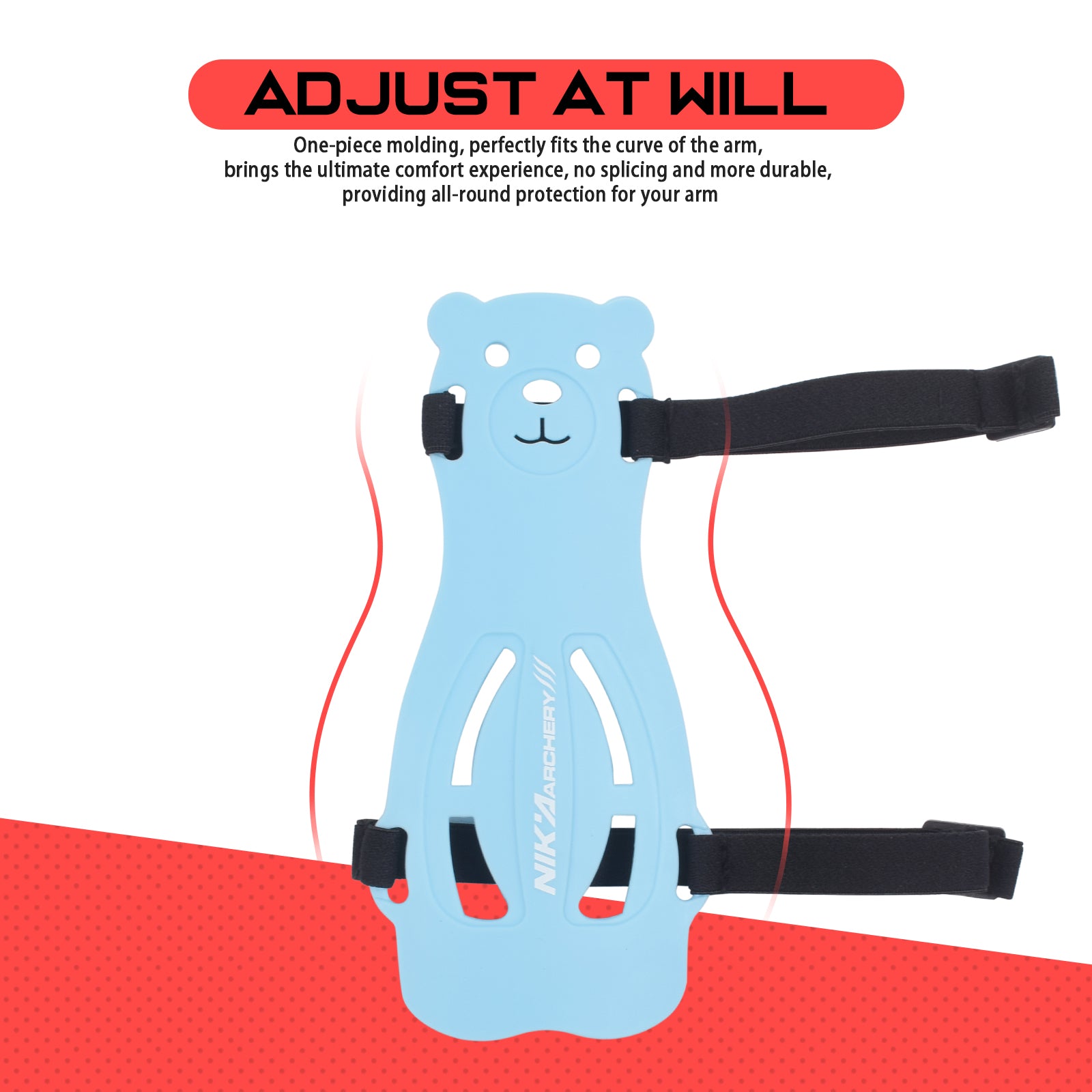 NIKA Archery TPE Armguard Lightweight Arm Protector