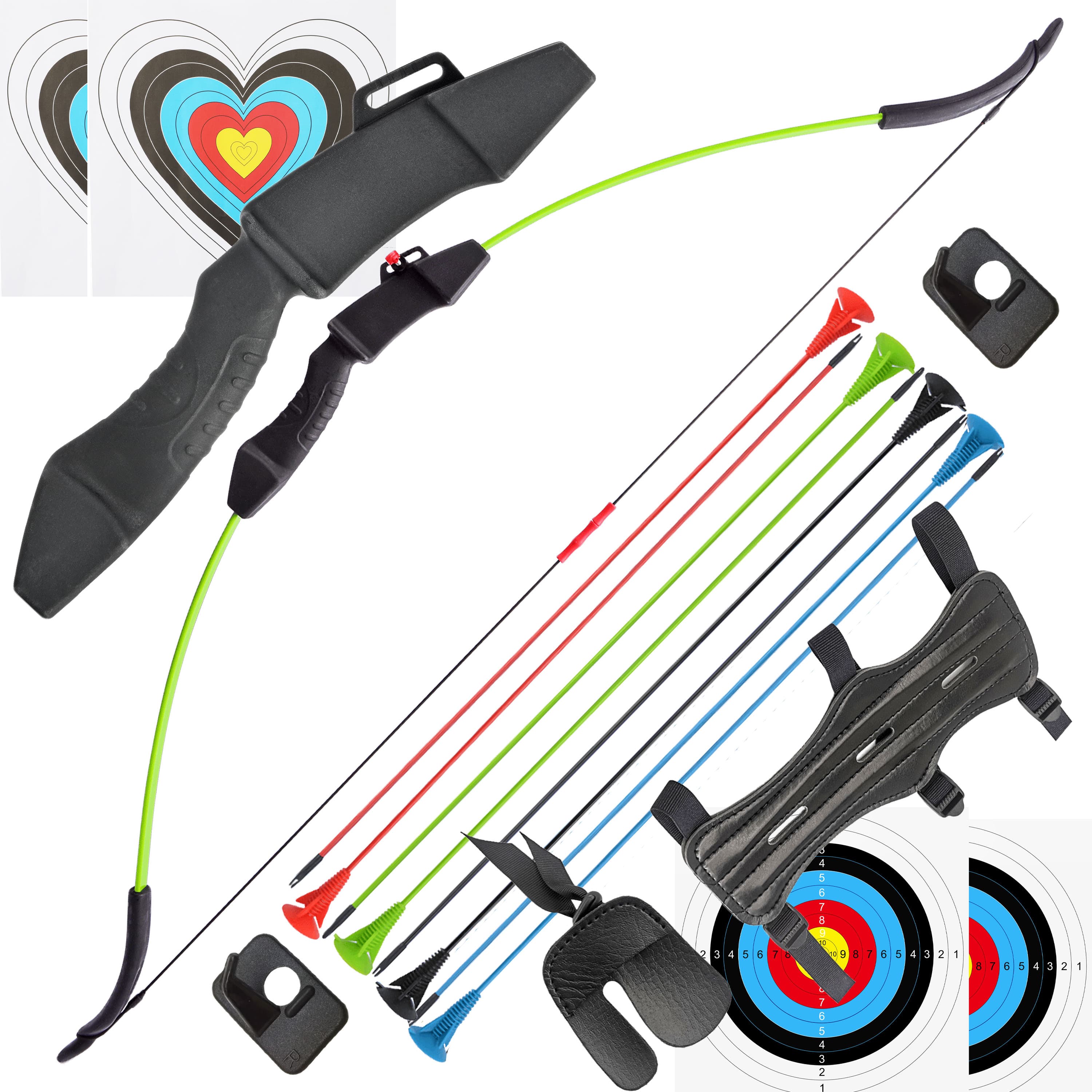 Children Archery Recurve Bow Practice Training Target 8-15lbs
