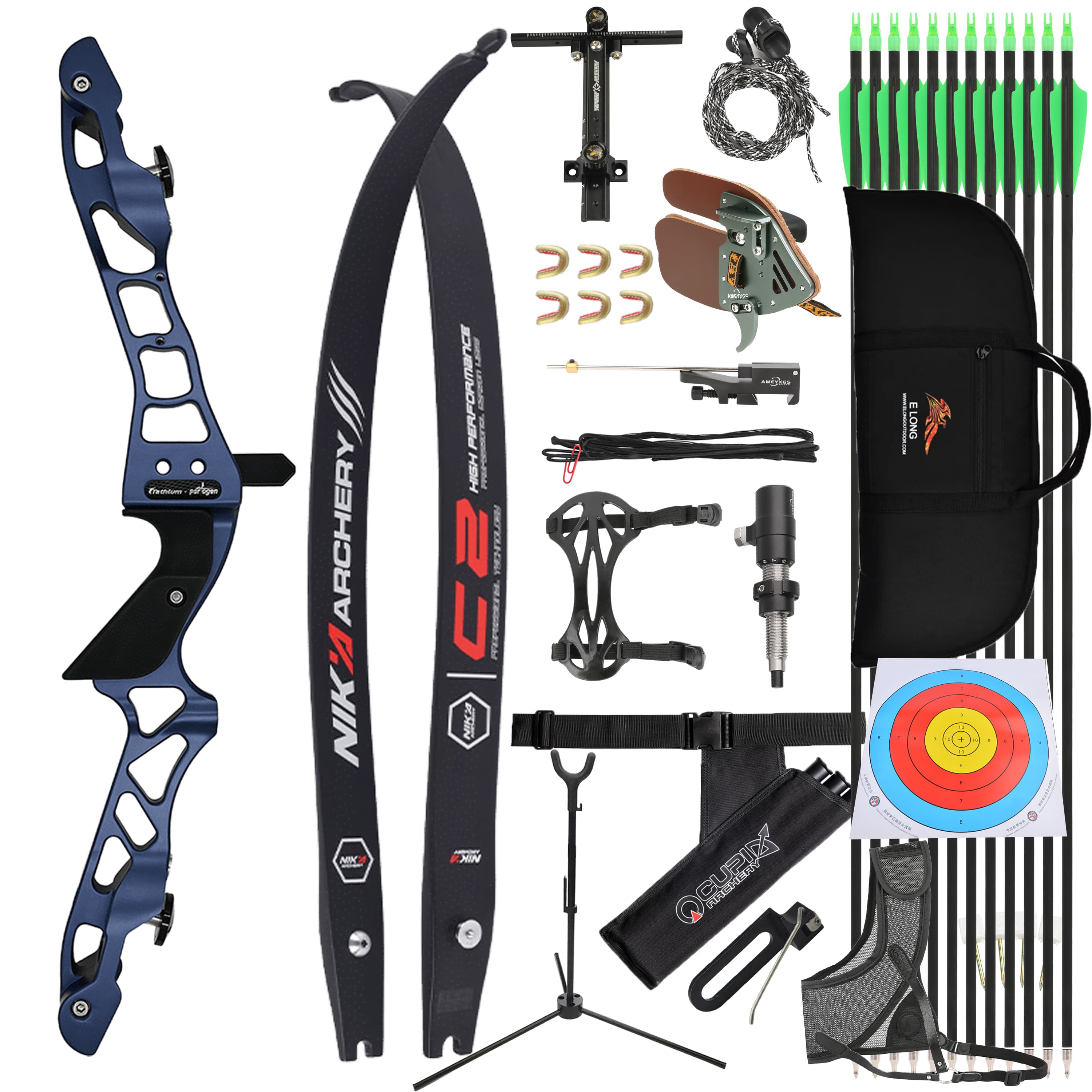 Archery 30/40/50lbs ILF Recurve Bow Takedown Bow