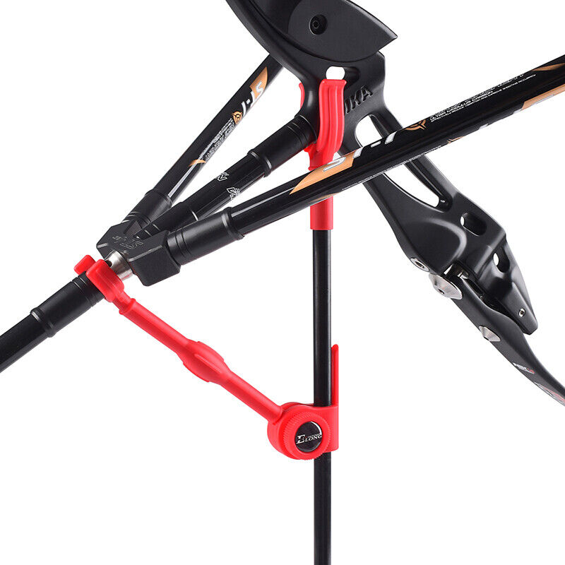Archery Stand Holder Foldable Bracket Rack Hanger RecurveBow Long Bow Hunting