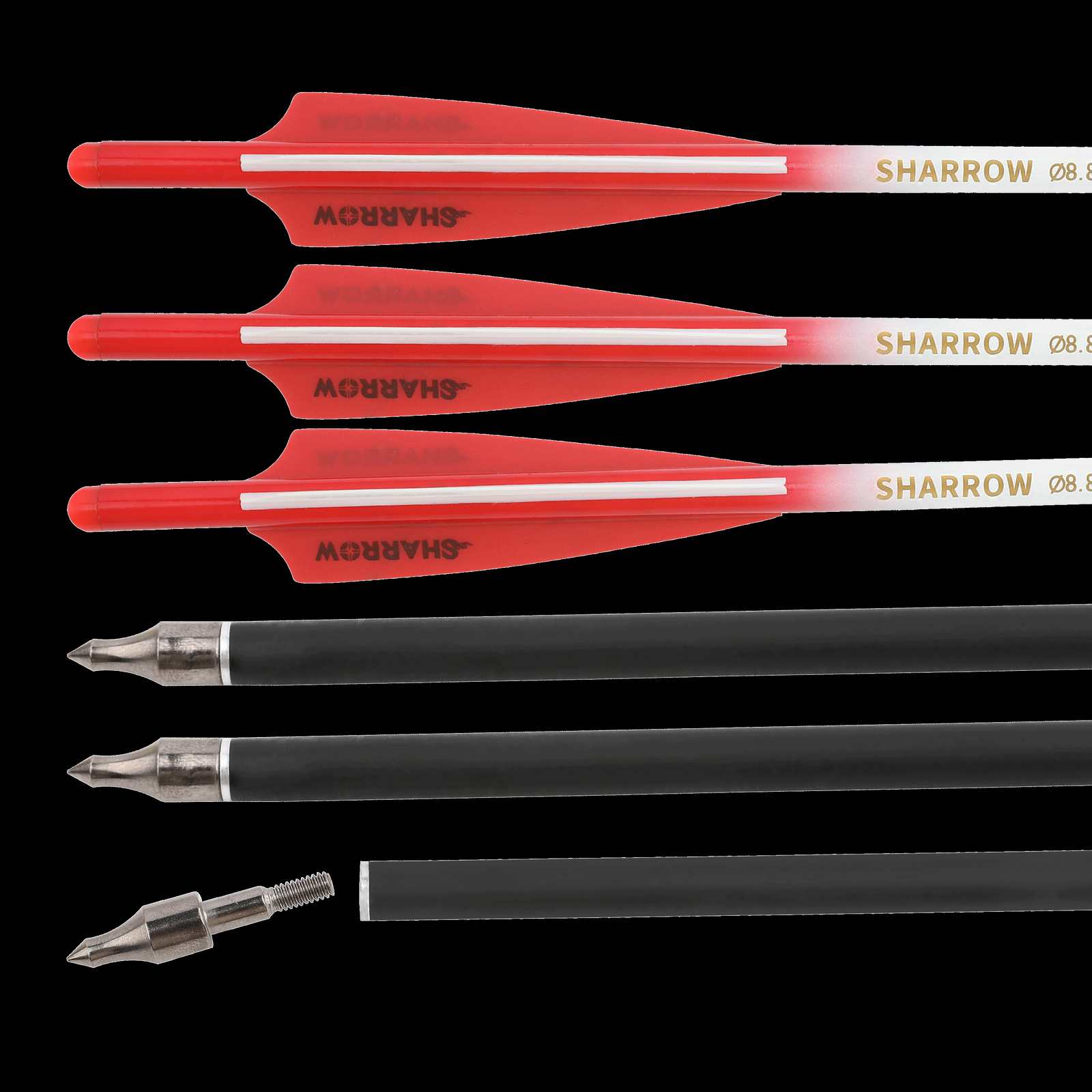 12pcs 16" 17" 18" 20" 22" Crossbow Bolts Carbon Arrows Vanes Bow Archery Hunting Shoot