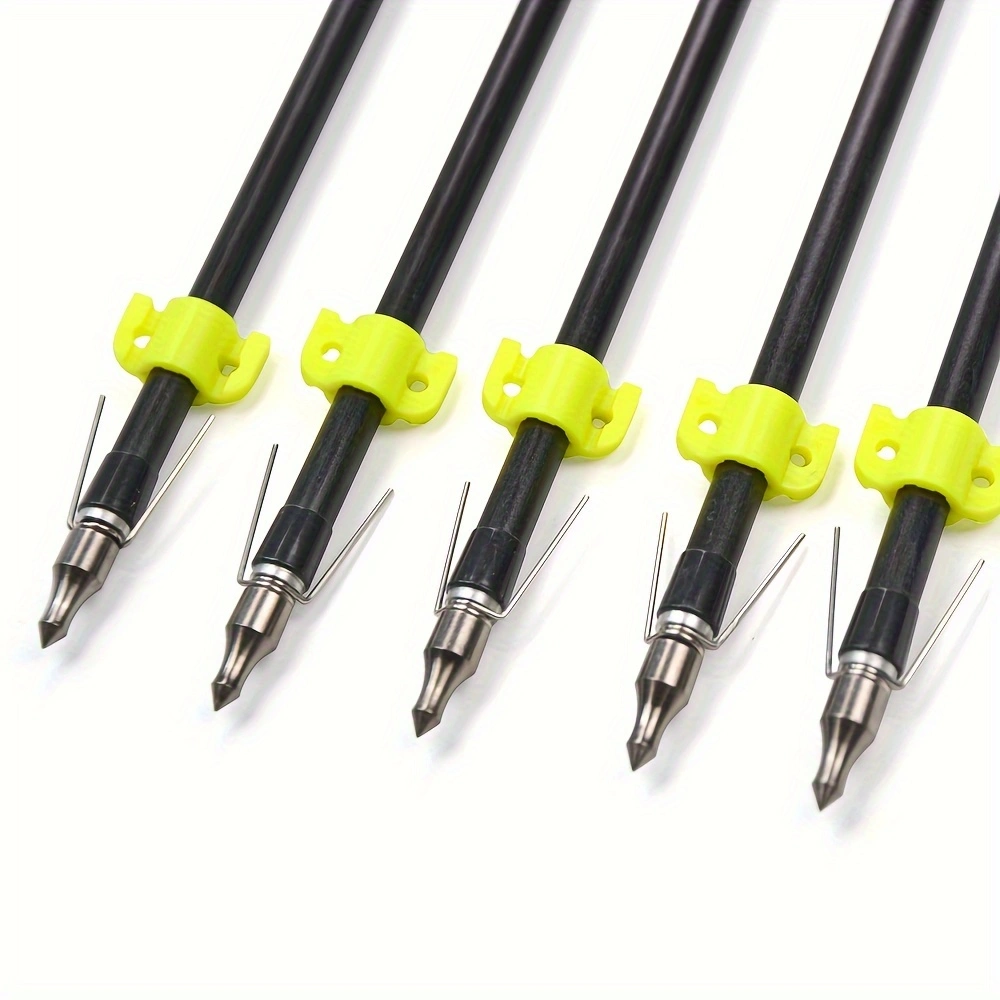 12pcs shooting fish arrows made of fiberglass material for outdoor fishing and hunting
