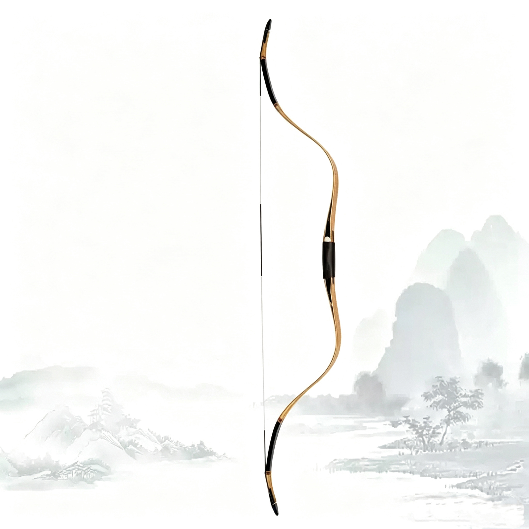 AF Mong Yuan Traditional Recurve Bow 34" Handmade Laminated Bow