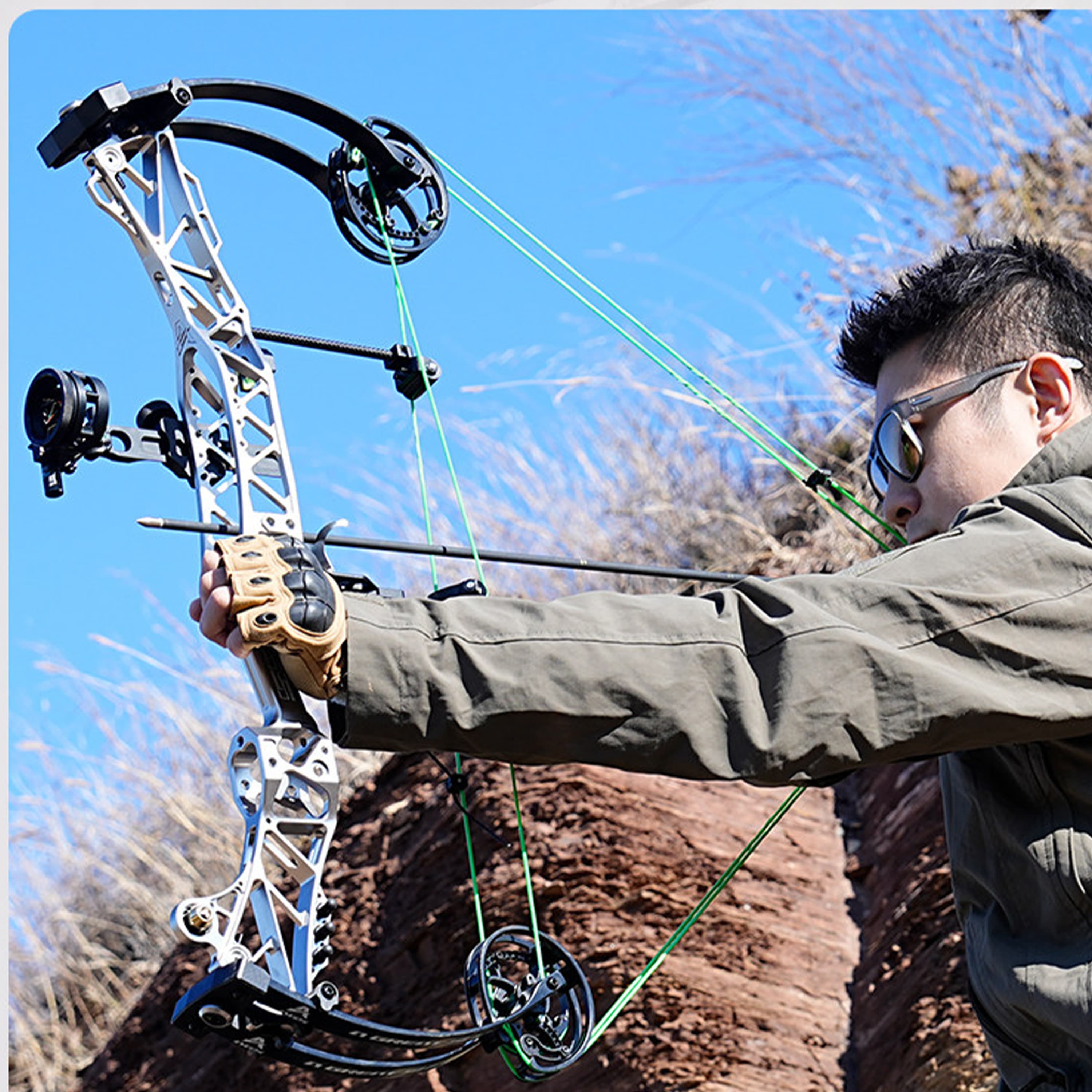 AGS Compound Bow Kit 45-75lbs Target Shooting Target Archery