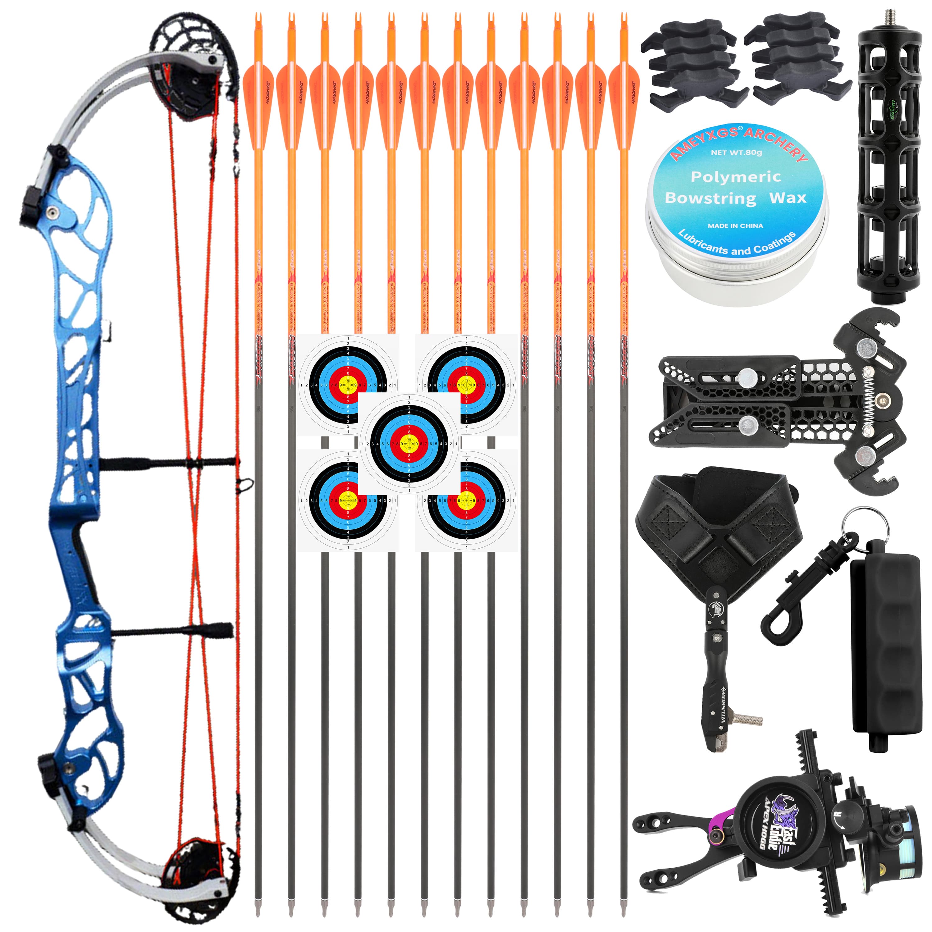 AGS Compound Bow 40-60lbs Hunting Kit Shooting Archery