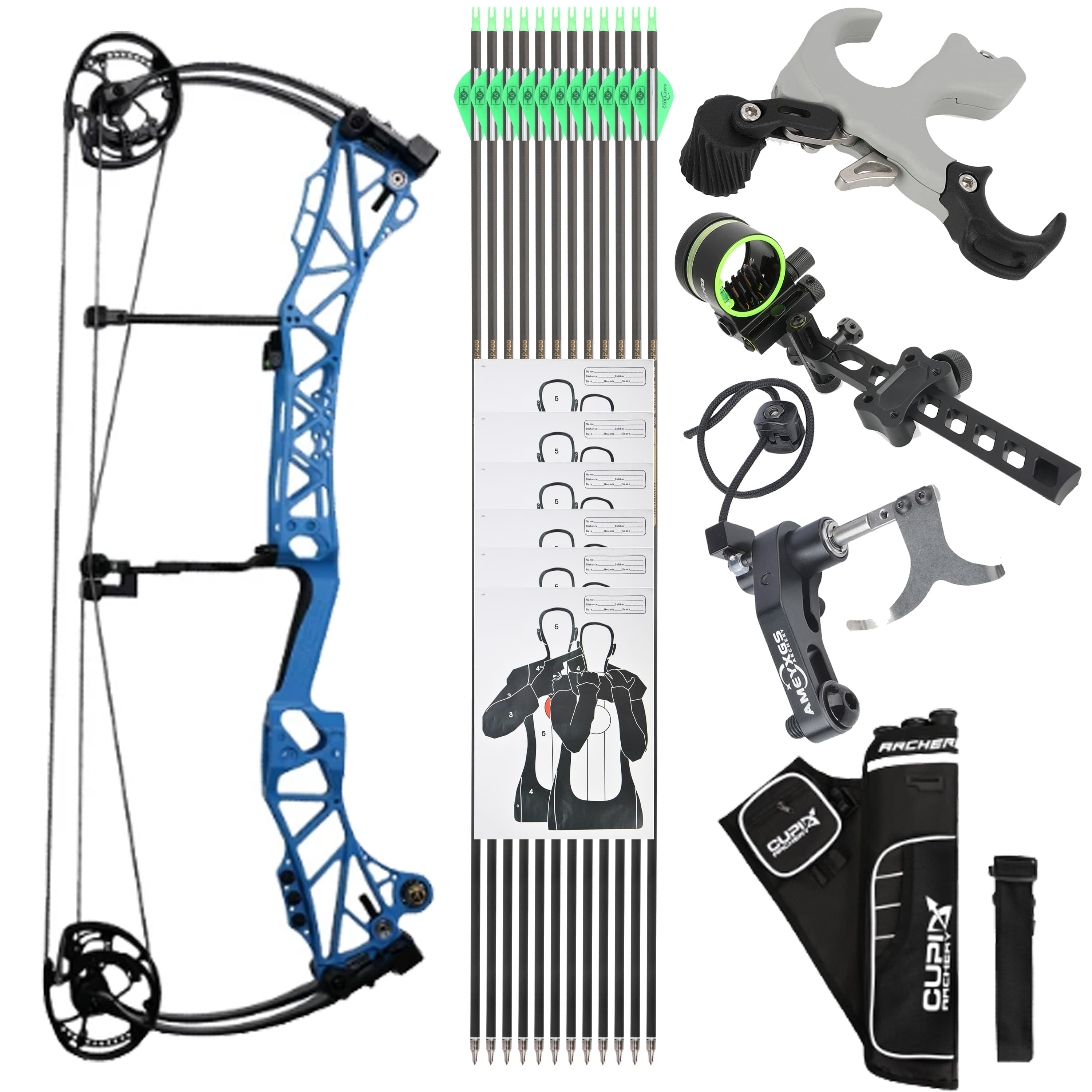 AGS Compound Bow Kit 45-75lbs Target Shooting Target Archery