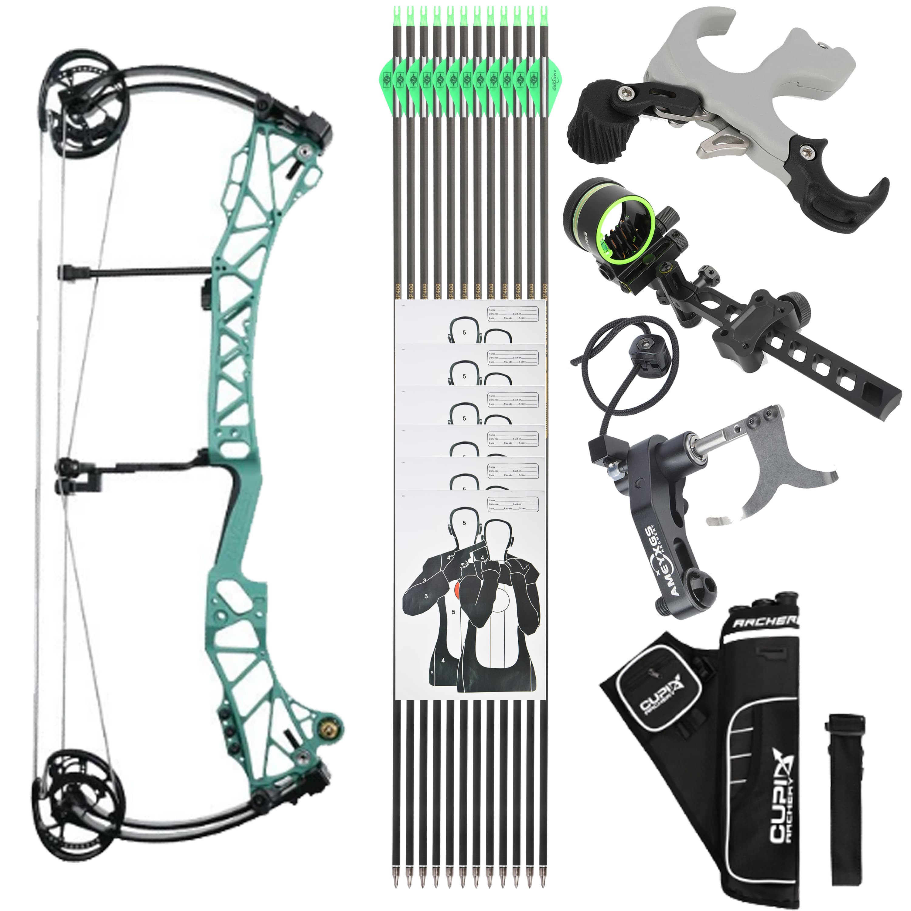 AGS Compound Bow Kit 45-75lbs Target Shooting Target Archery