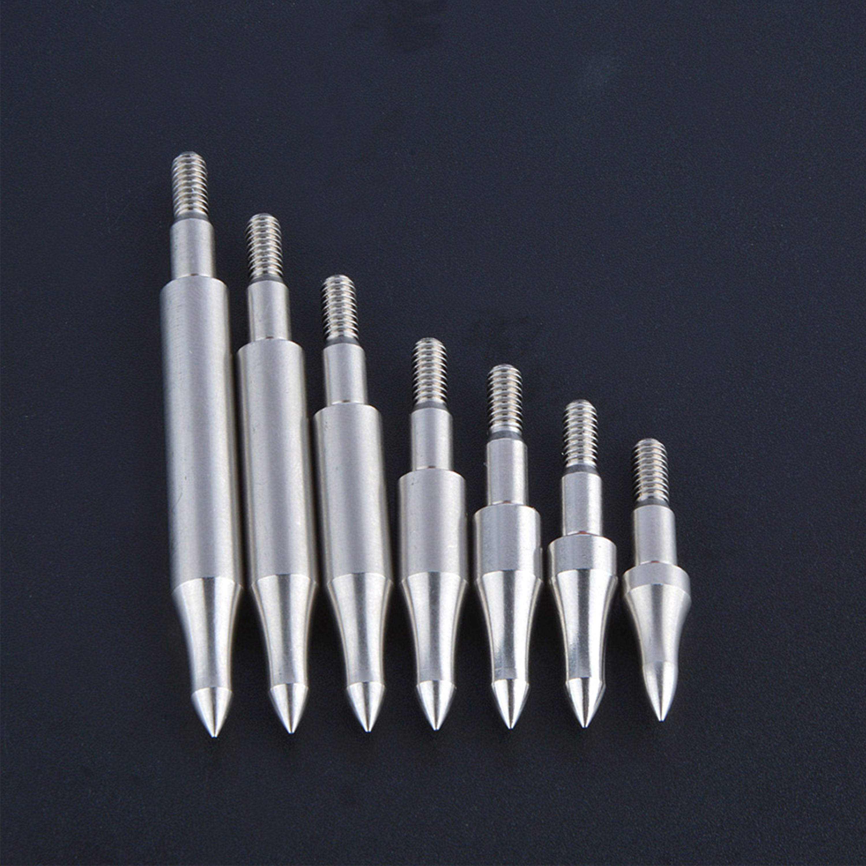 Archery Arrowhead Stainless Steel 100-300gr Screw In Point Hunting 12X 