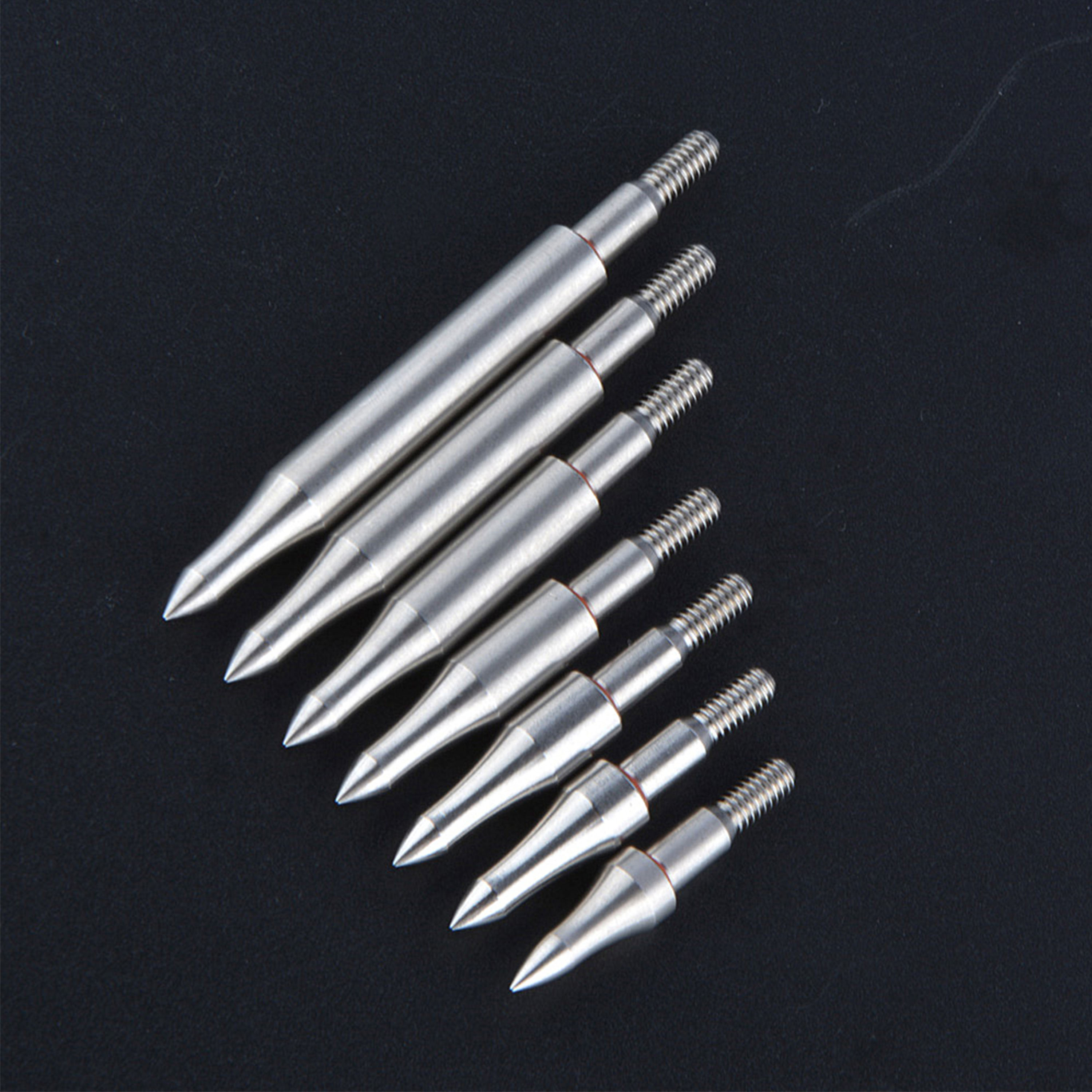 Archery Arrowhead Stainless Steel 100-300gr Screw In Point Hunting 12X 