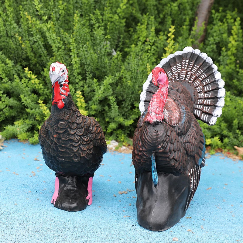 Archery 3D Turkey Target Strutting Arrow Target Animal Shooter Practice Target Shooting Hunting Bow and Arrow Accessories