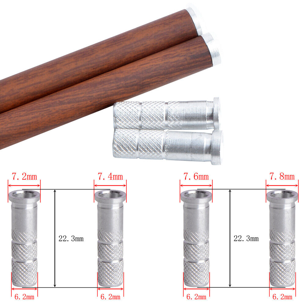 50pcs Aluminum Arrow Inserts ID6.2 Arrow Shaft DIY Archery Bow Shooting Hunting