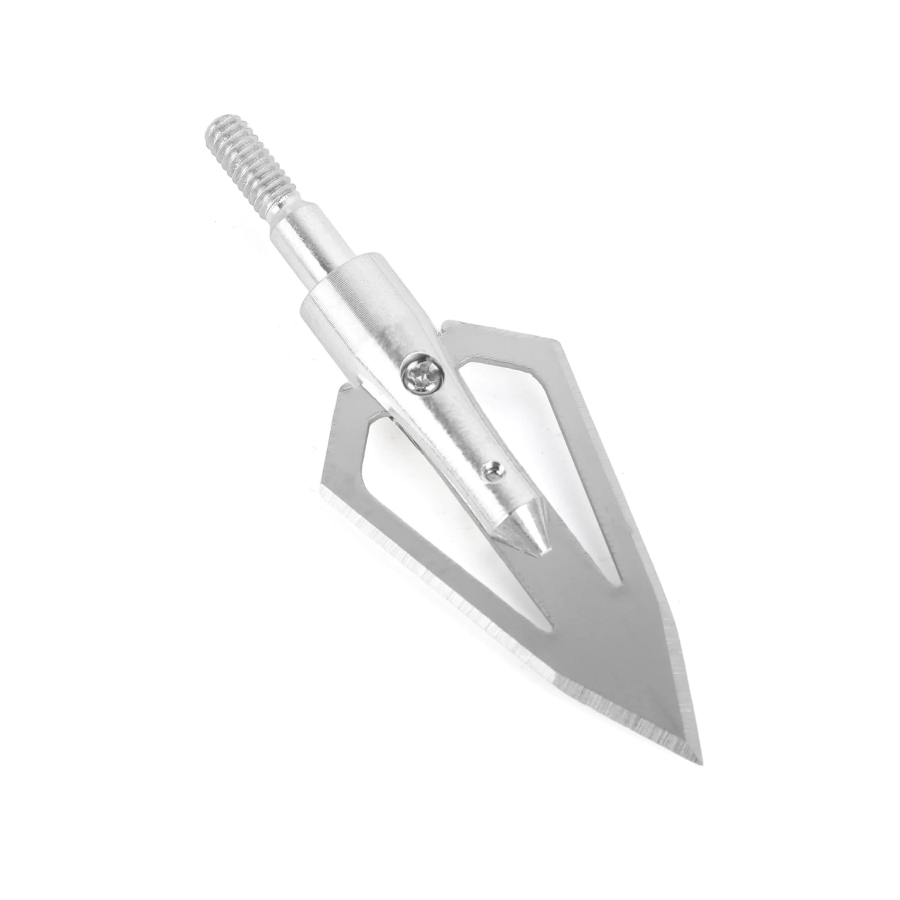 Arrowheads (2-Blade) Screw-In Hunting Points 110 Grain Stainless Steel