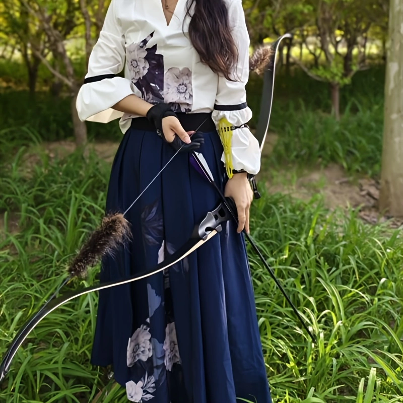  Archery Reverse Bow Set Aluminum Alloy Material 40-55lbs Outdoor Shooting Hunting Beauty Hunting Bow Right Hand